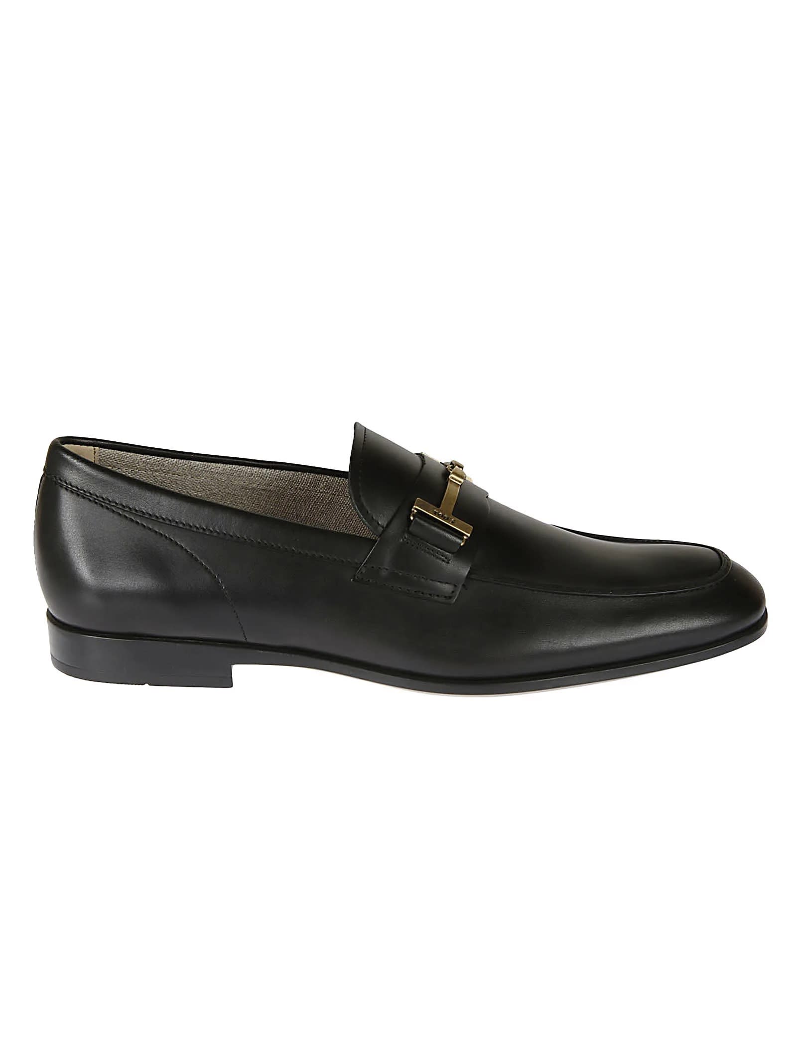 Tod's Timeless Double-T Plaque Loafers