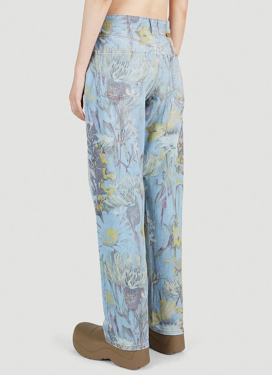 Stella Mccartney Rewild Flora Mid-rise Jeans