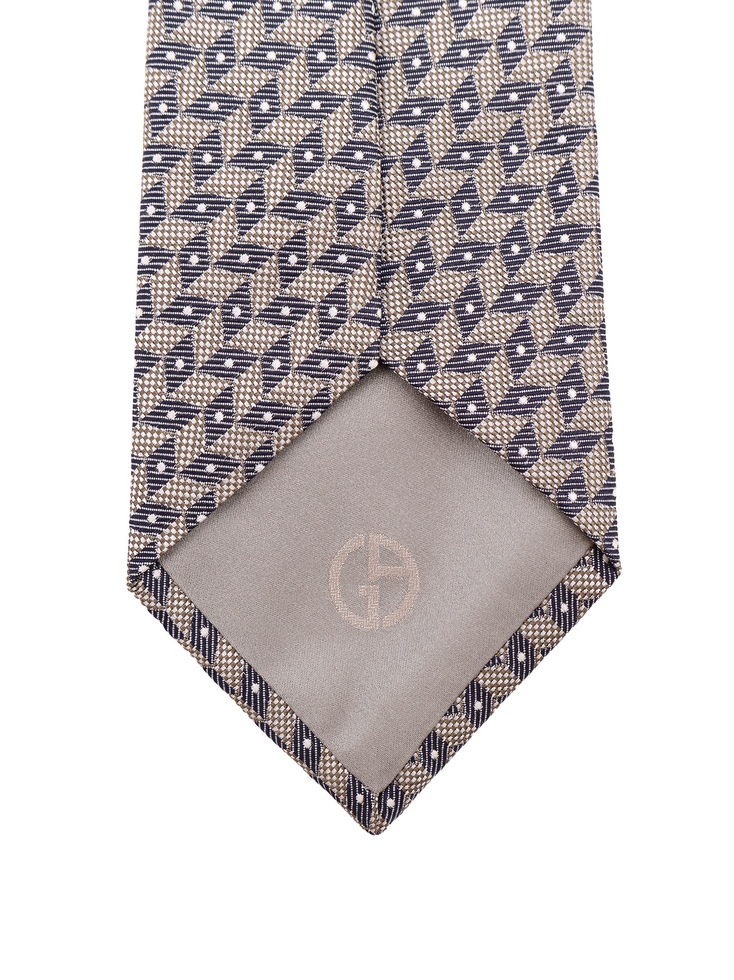 Giorgio Armani Silk Tie In Gray
