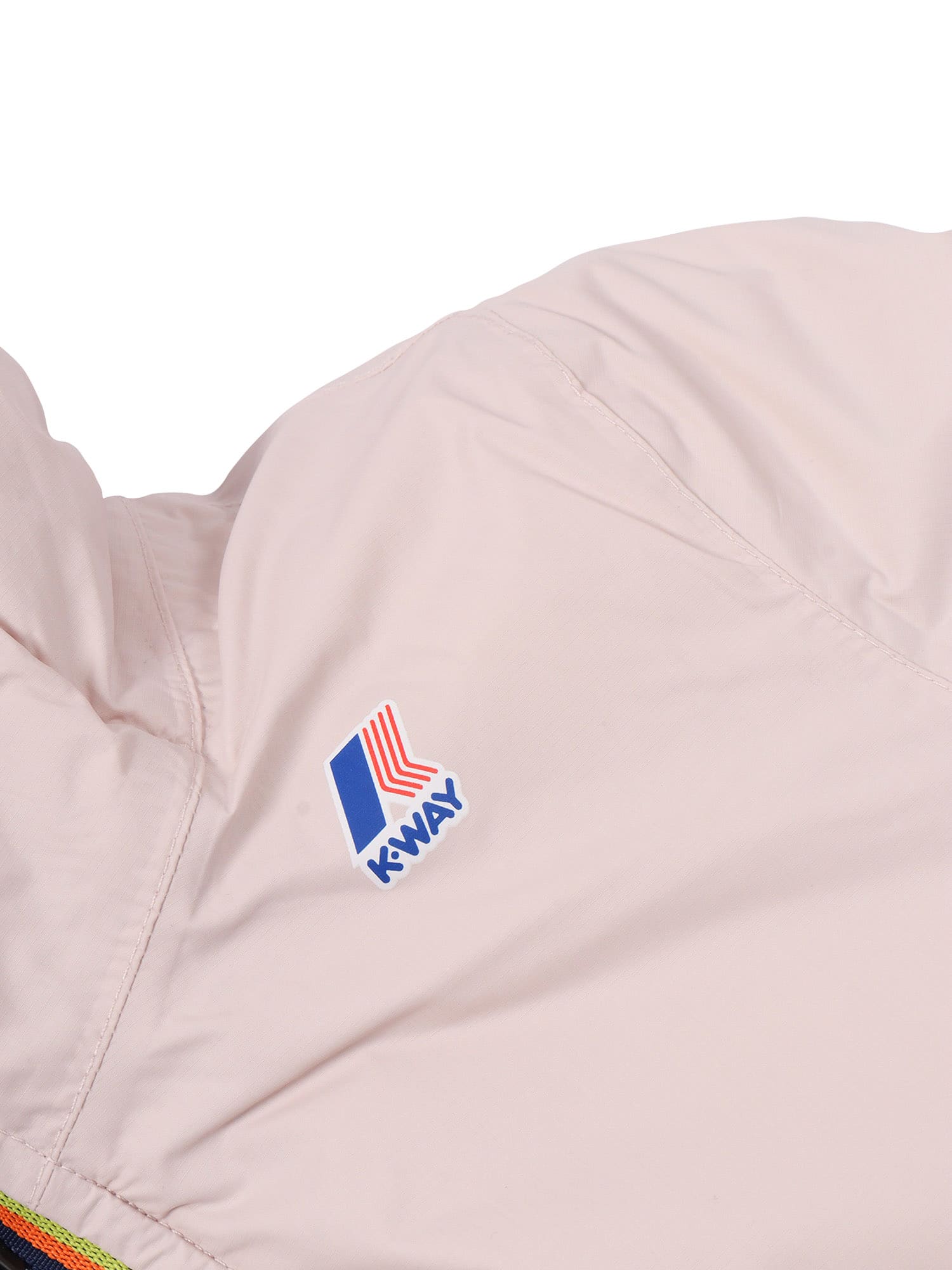 K-way P. Le Vrai 4.0 Claude Orsetto Down Jacket In Pink