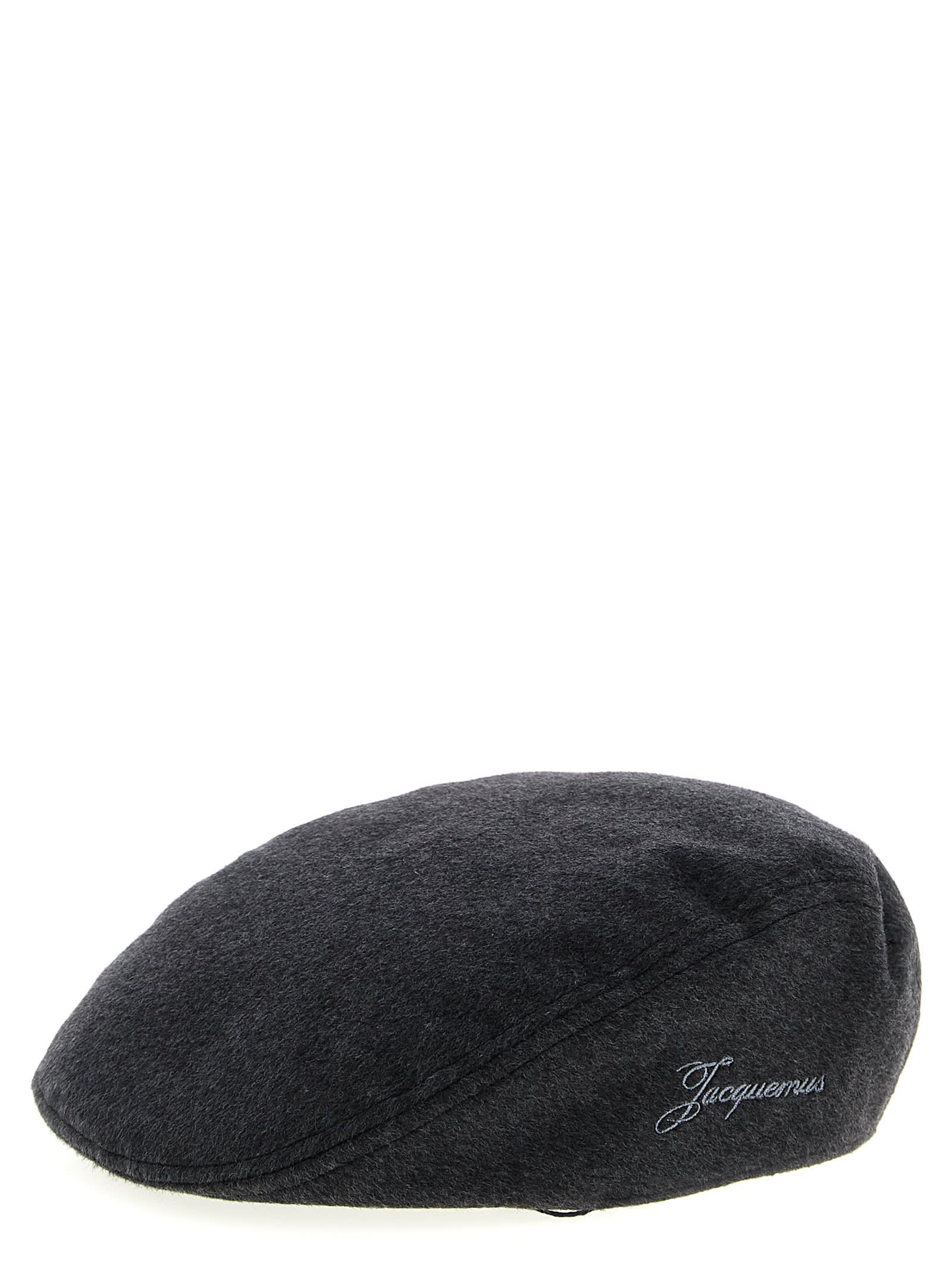 Jacquemus Le Beret Valerie Hat In Gray