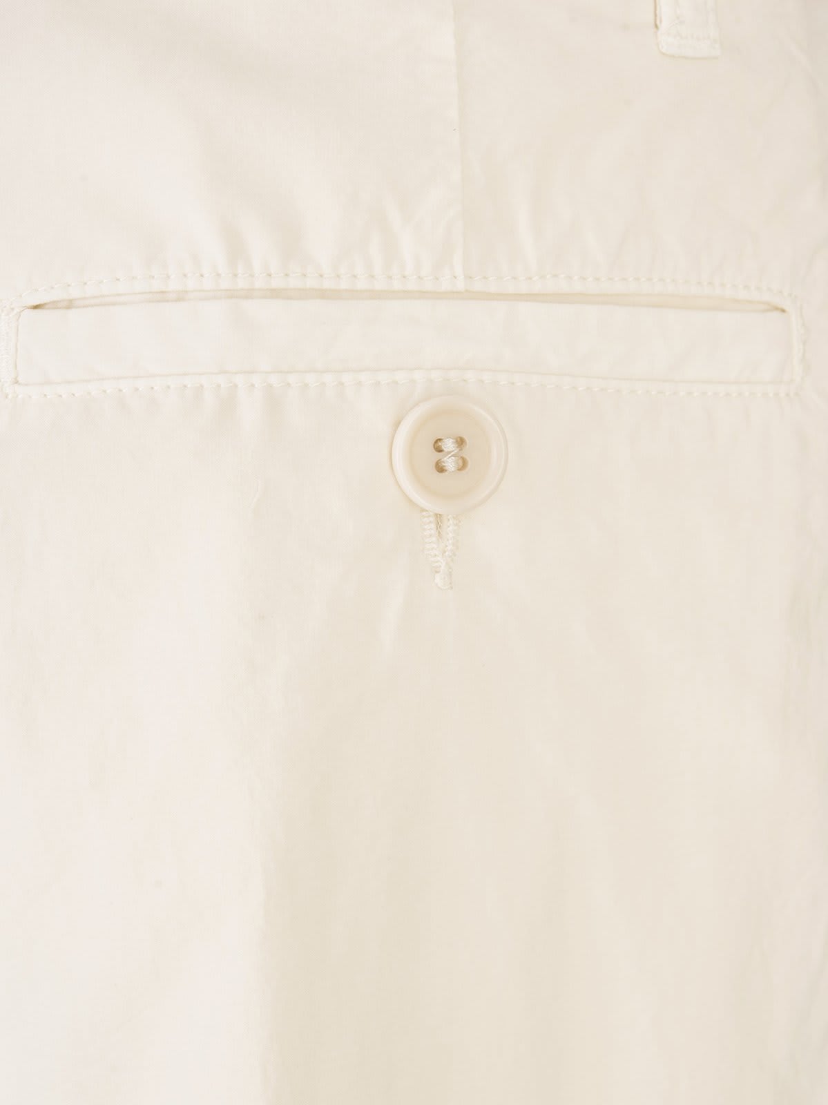 Shop Aspesi Tapered Trousers Pants In Naturale