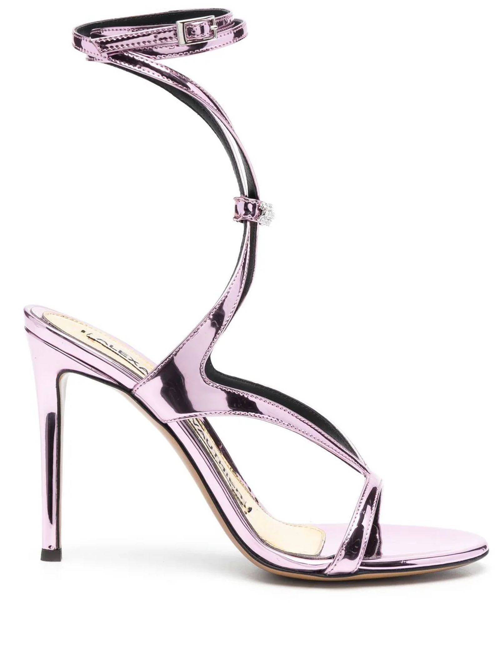 Alexandre Vauthier Pink Leather Smila Sandals