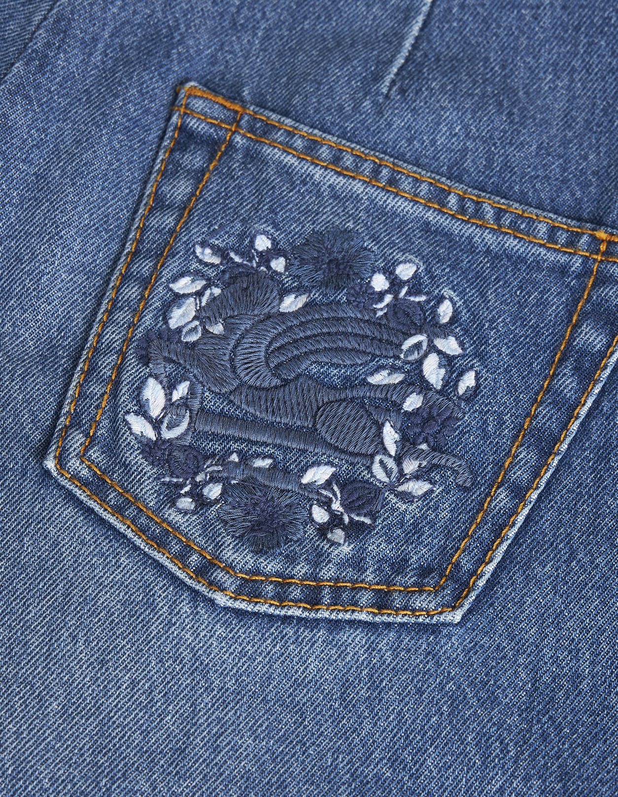 Shop Etro Blue Culotte Jeans With Belt