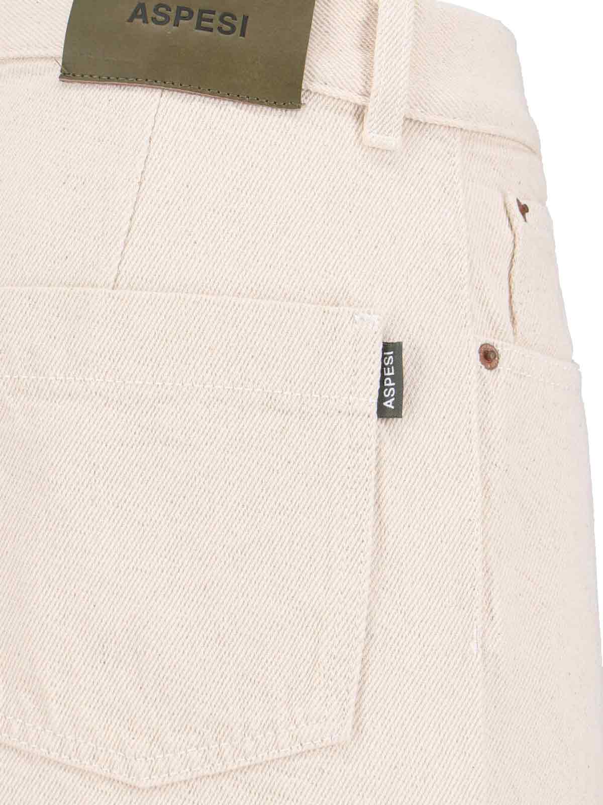 Aspesi Wide Jeans In Neutral