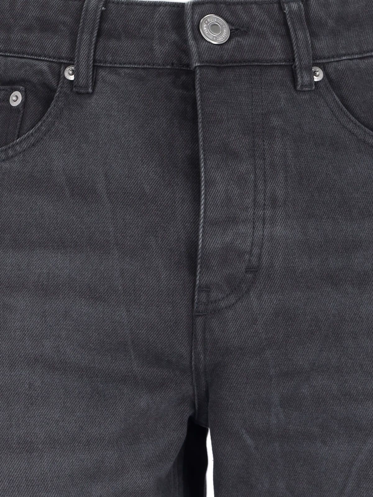 Ami Alexandre Mattiussi Ami Alexandre Matiussi Loose Jeans With Straight Cut In Black