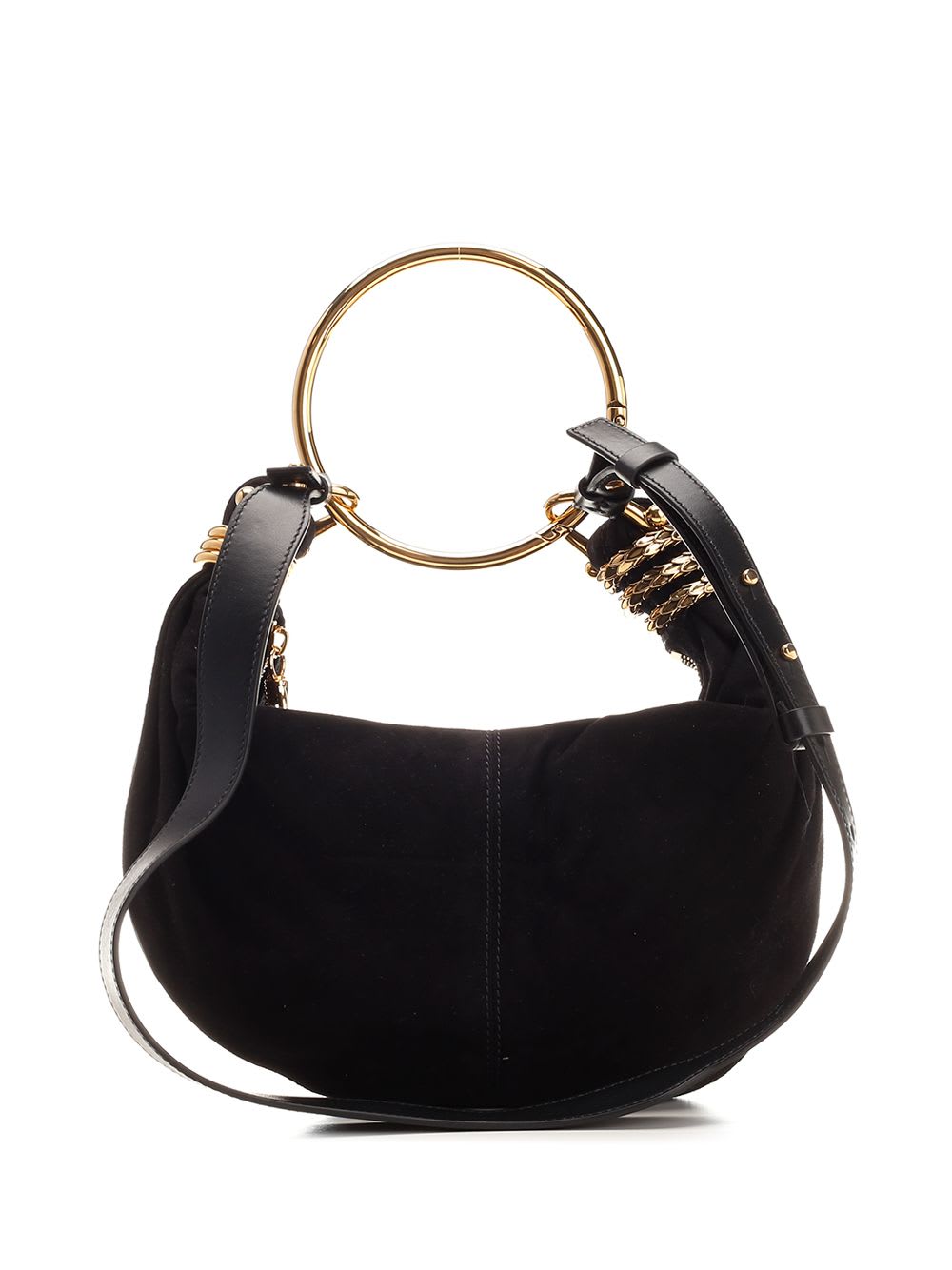 Shop Chloé Bracelet Small Hobo Bag In Black