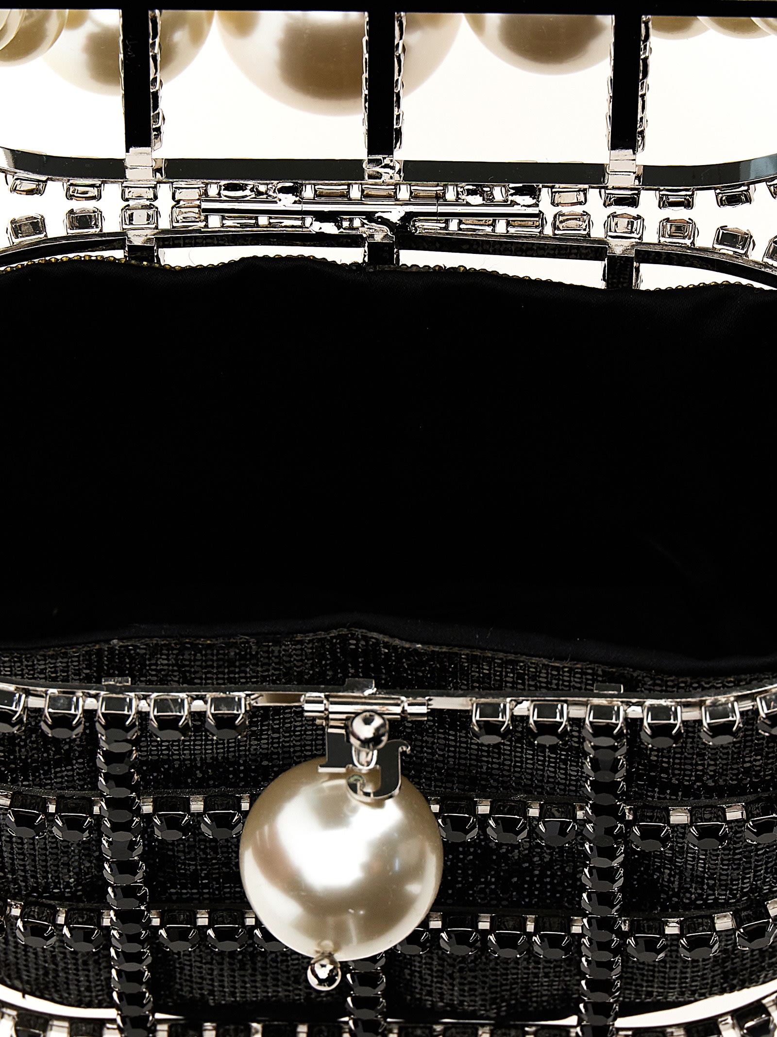 Shop Rosantica Holli Bling Handbag In Black