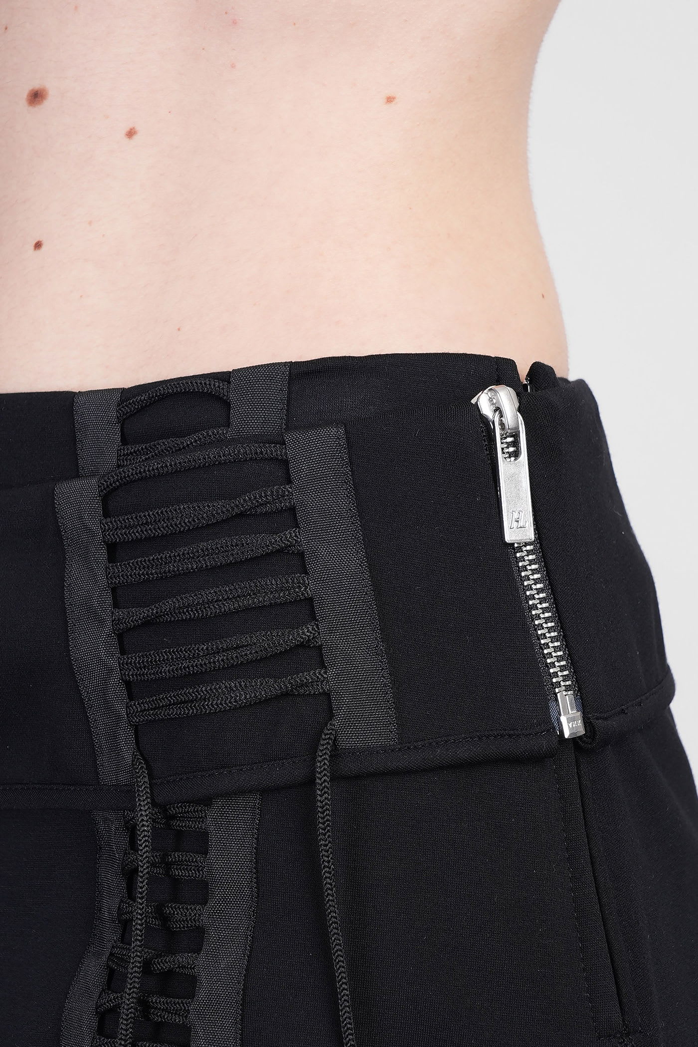 Helmut Lang Skirt In Black Rayon