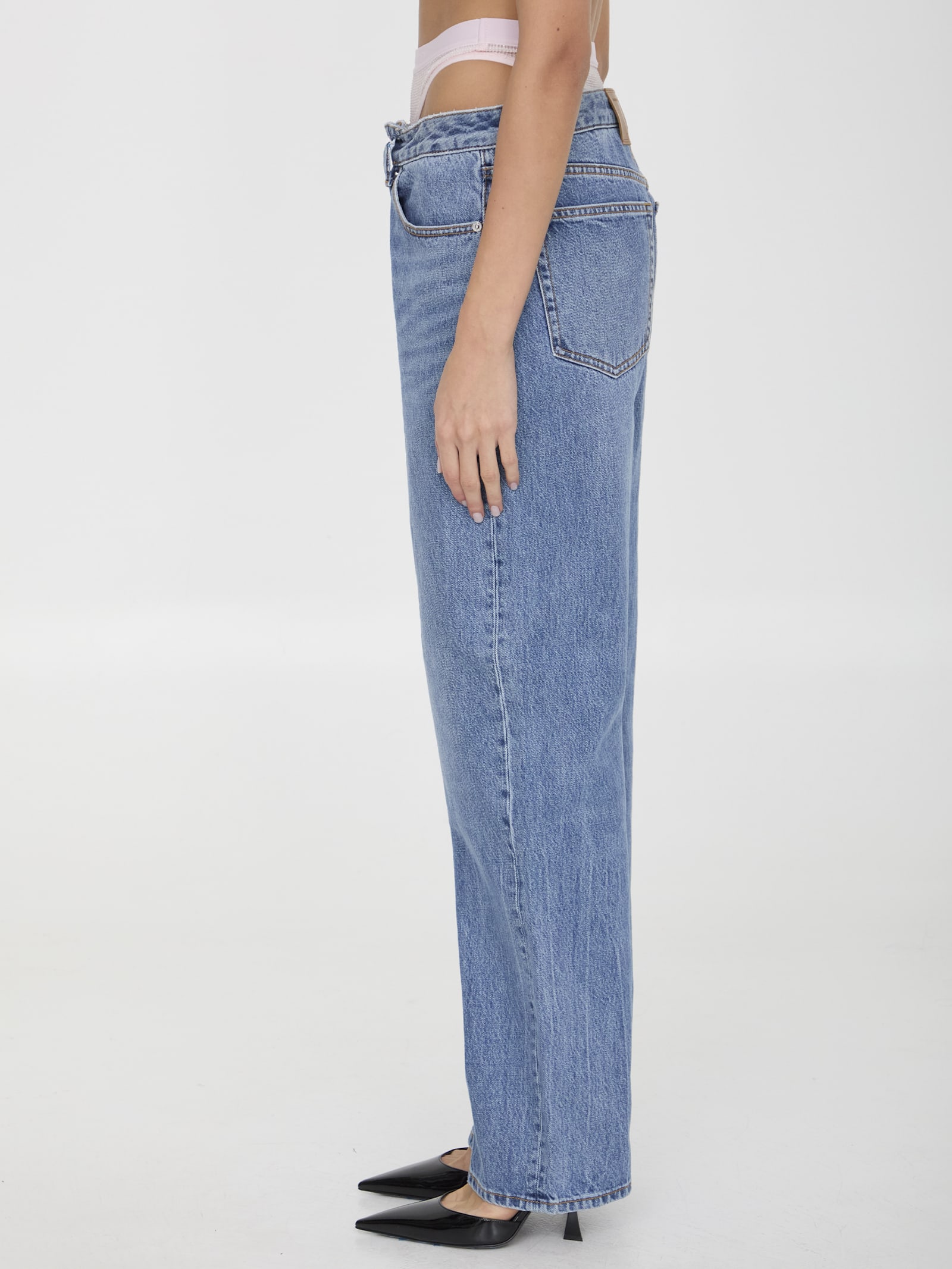 ALEXANDER WANG PRE-STYLED UNDERWEAR JEANS