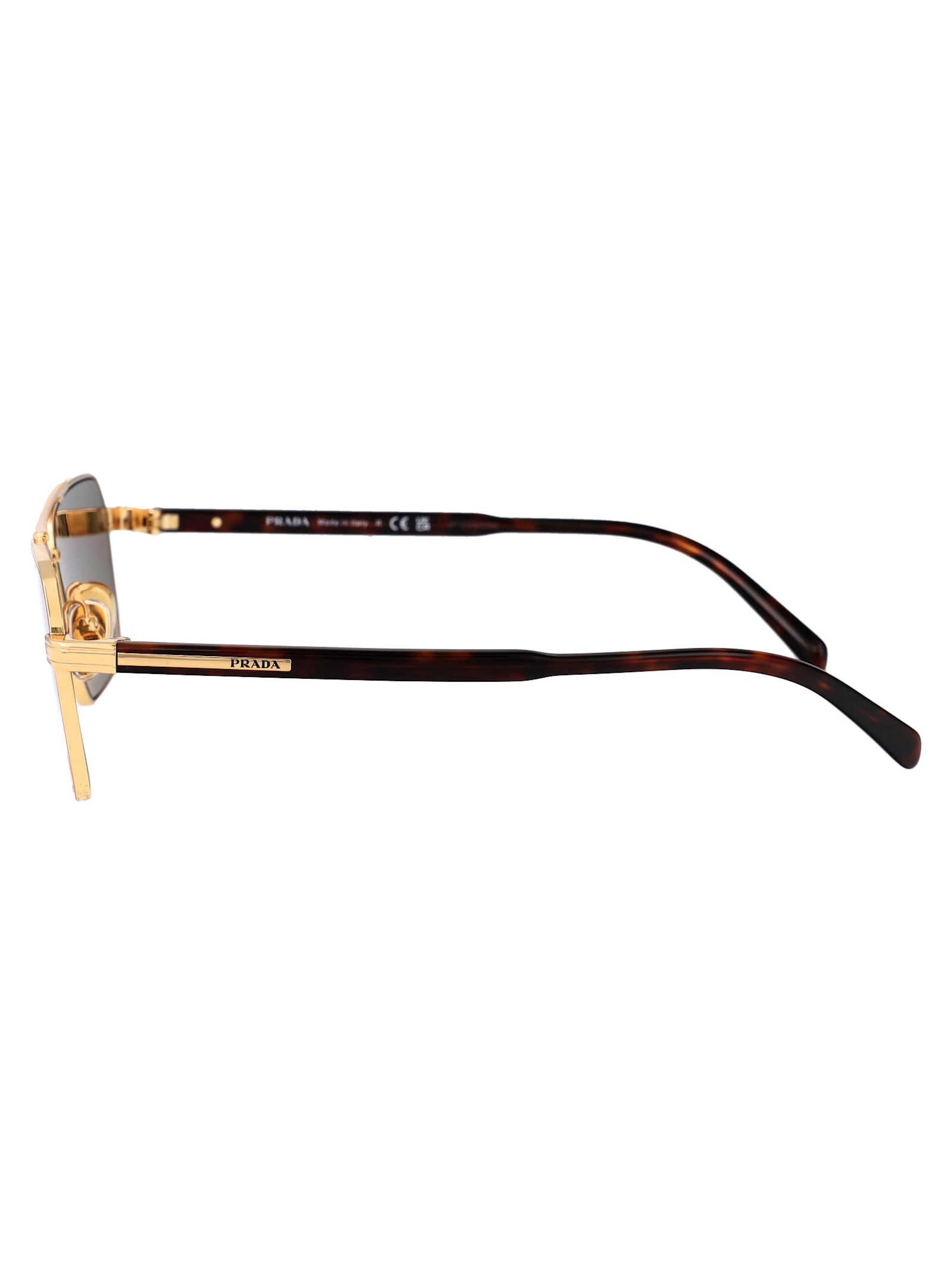 Prada 0pr A57s Sunglasses In Gold