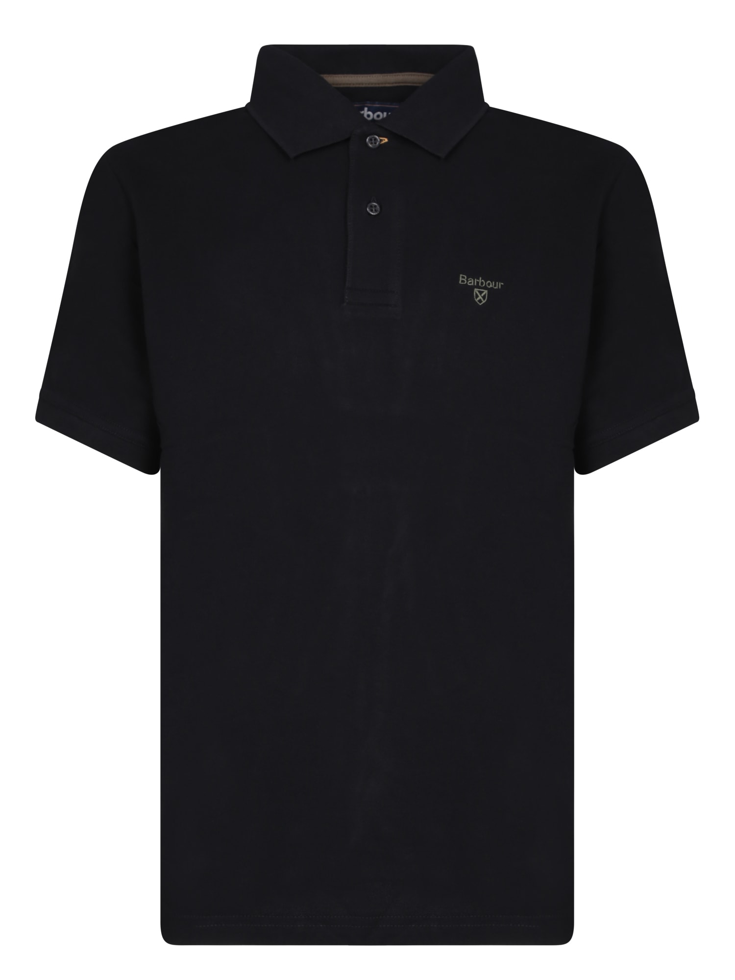 Piquet Black Polo Shirt