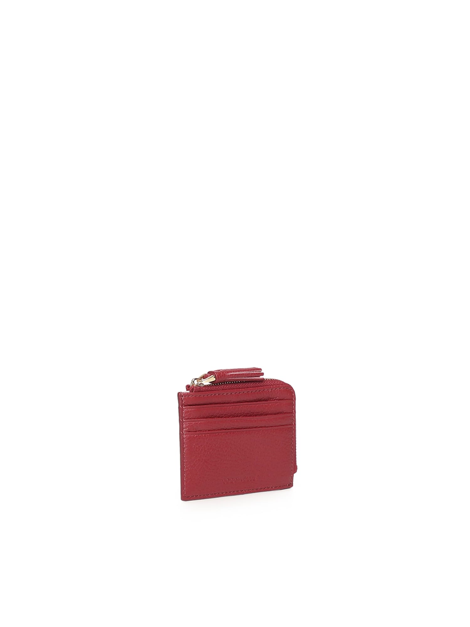 Coccinelle Zip Cardholder Wallet In Pink