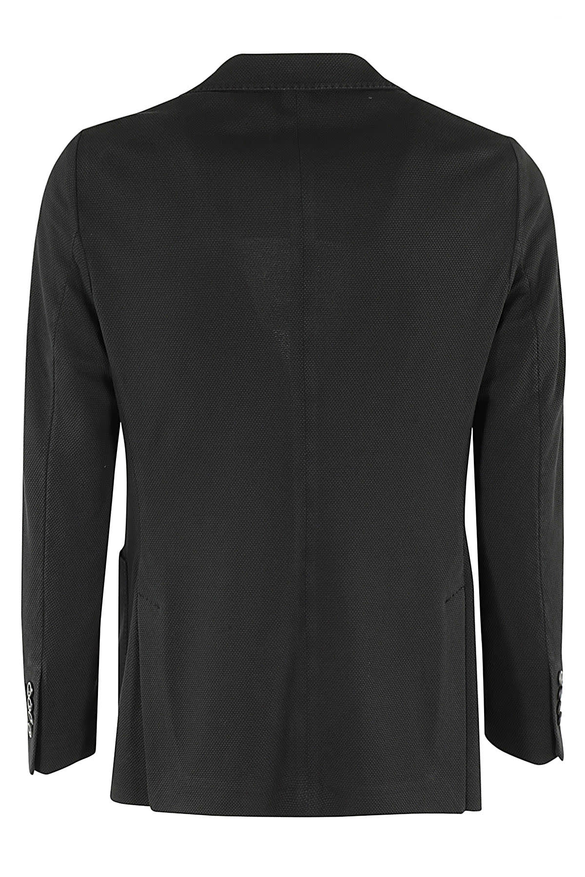 Circolo 1901 Textured Cotton Blazer In To Nero