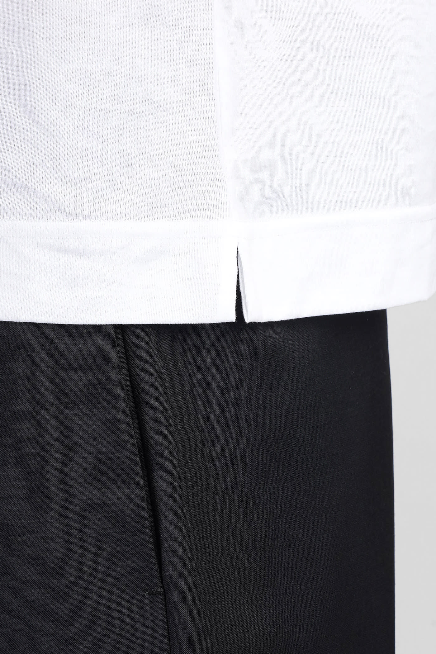 Shop Tagliatore T-shirt In White Cotton