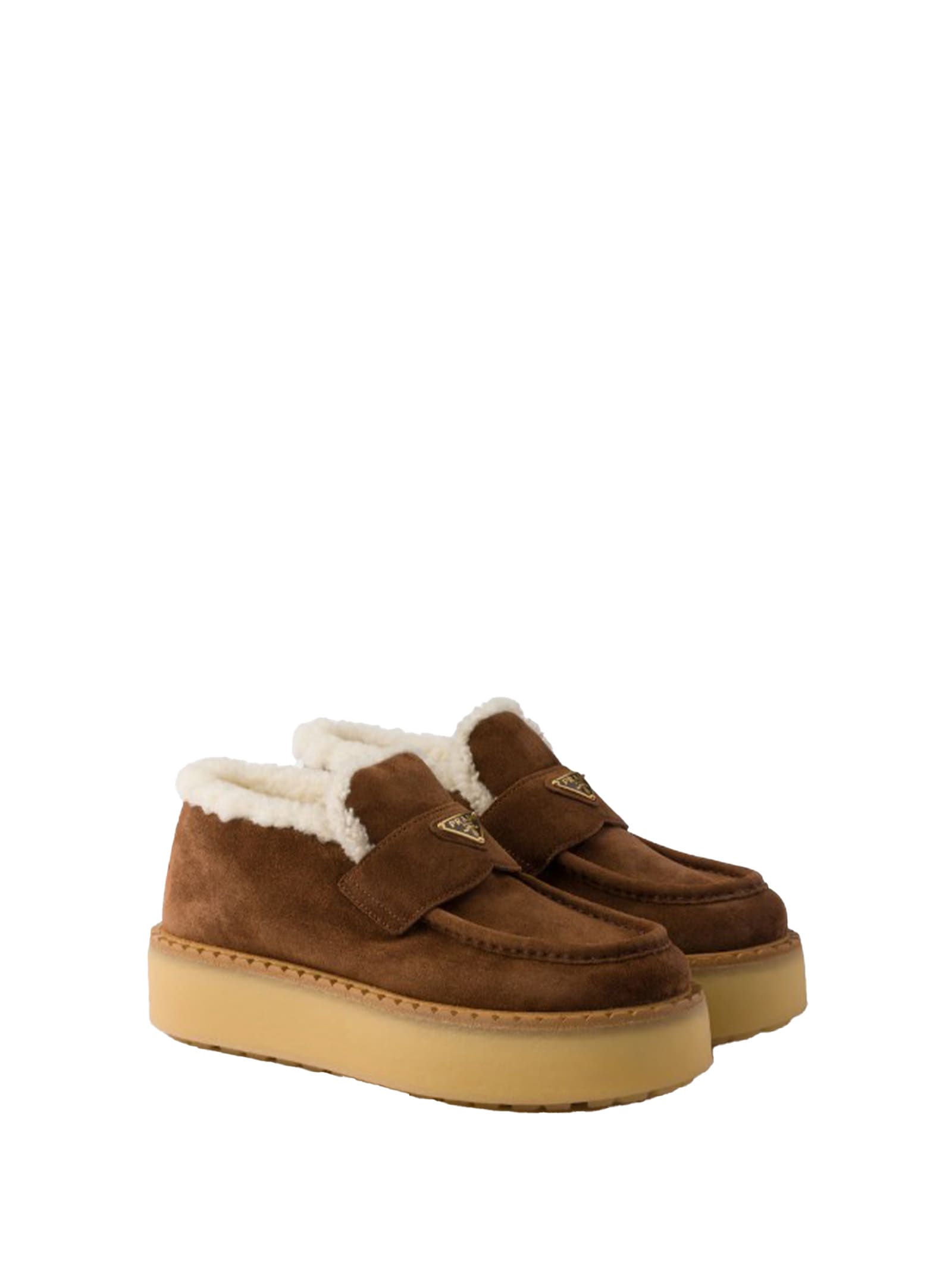 Prada Sandals Brown In Brown