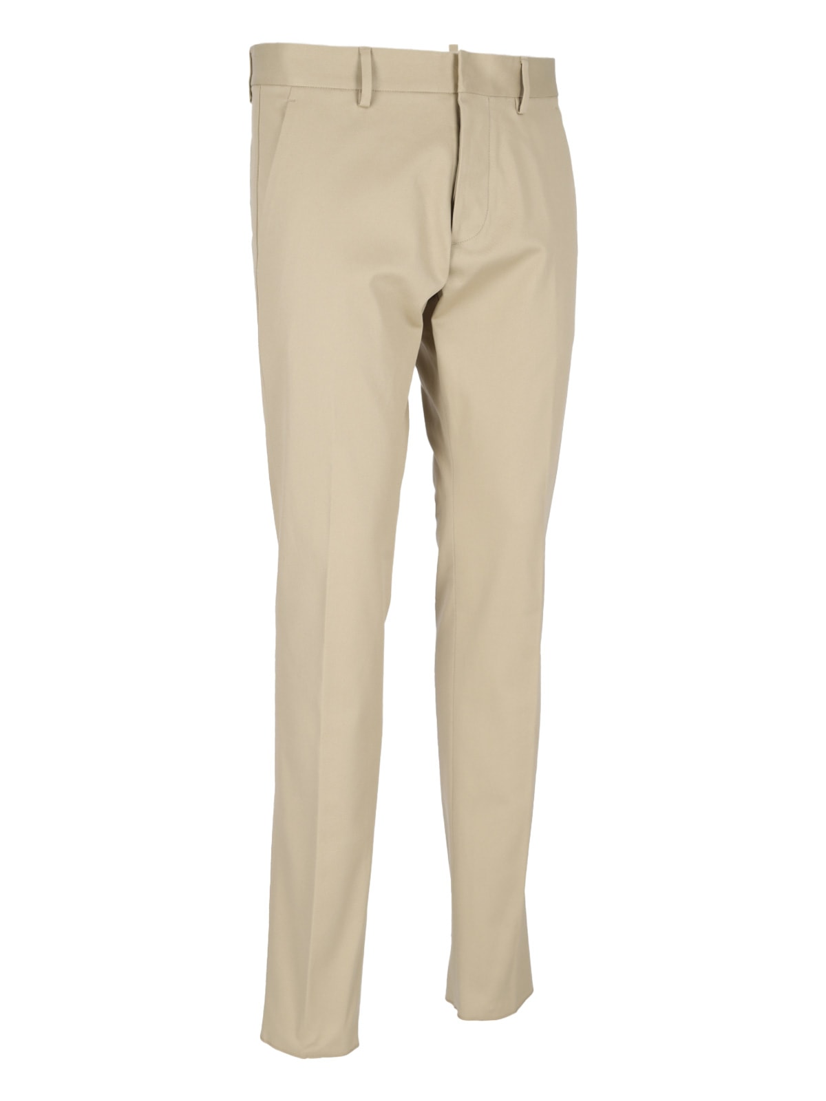 Shop Dsquared2 Slim Pants In Beige