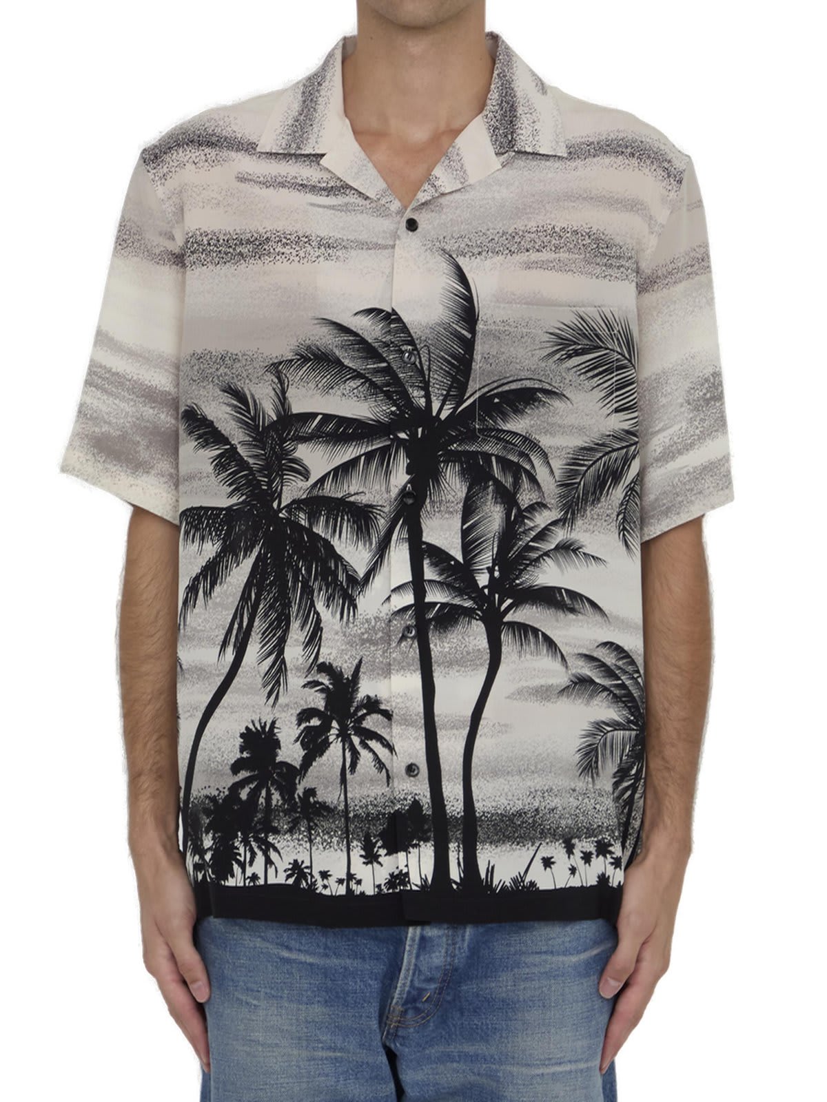 Graphic Printed Hawaiian Shirt