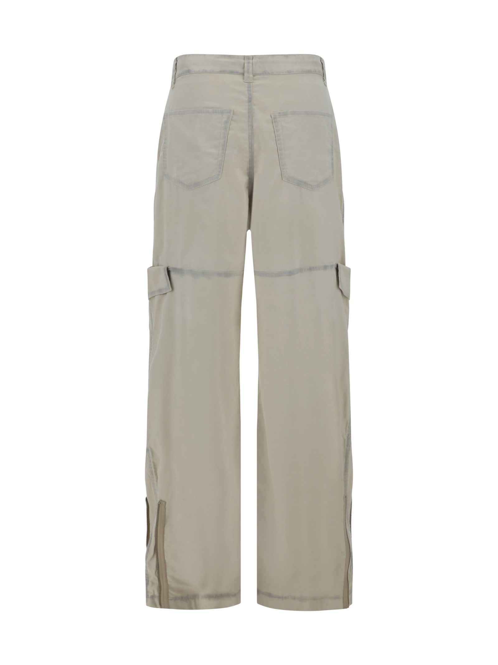 Shop Acne Studios Pants In Beige