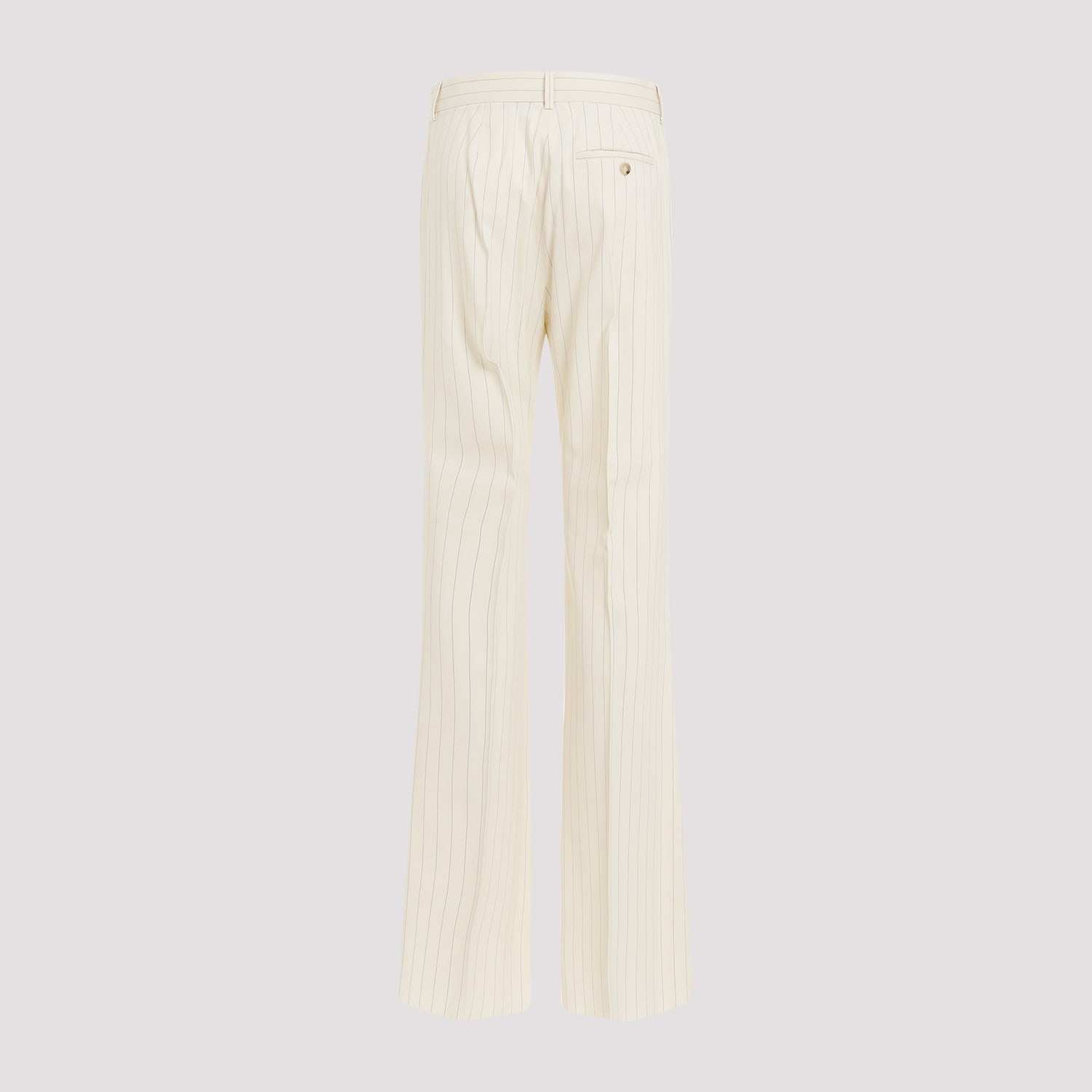 Shop Sportmax Tritone Pants In Vaniglia