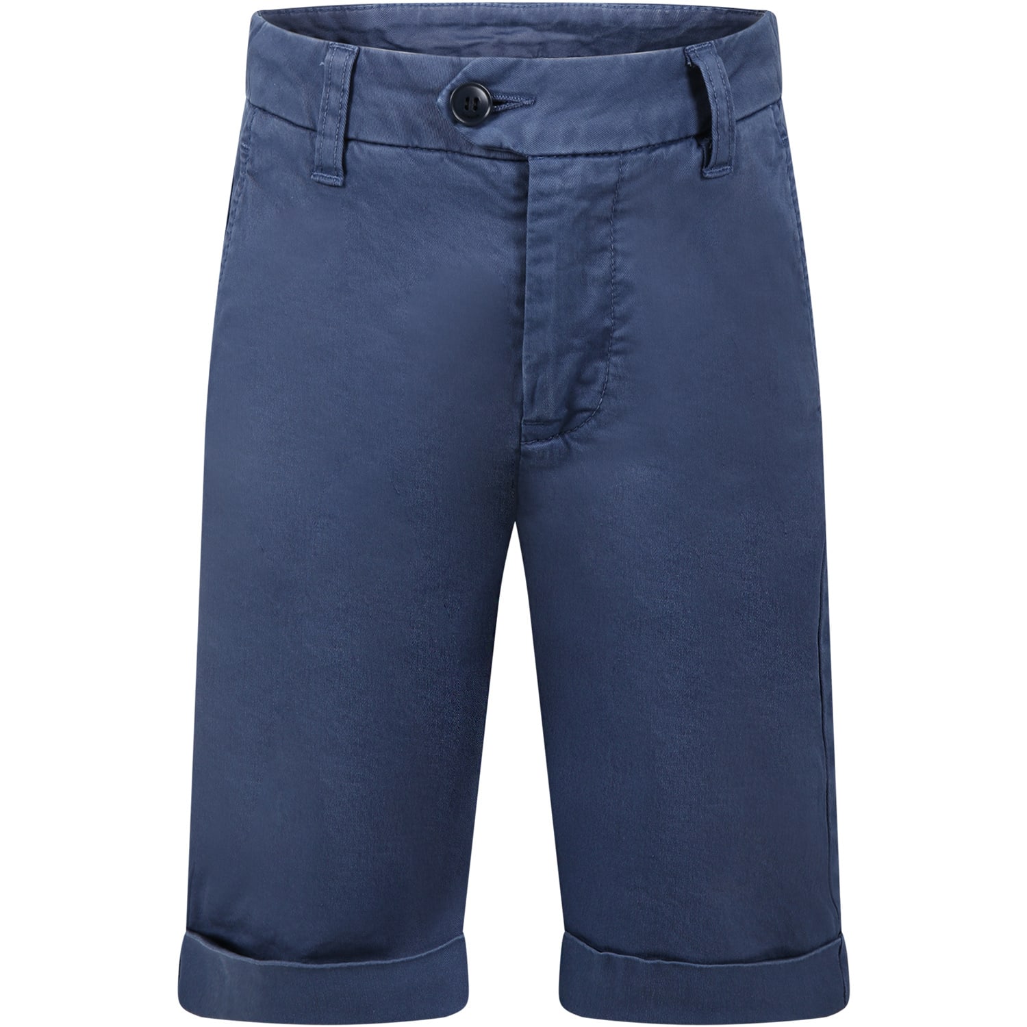 Dondup Kids' Blue Shorts For Boy With Logo