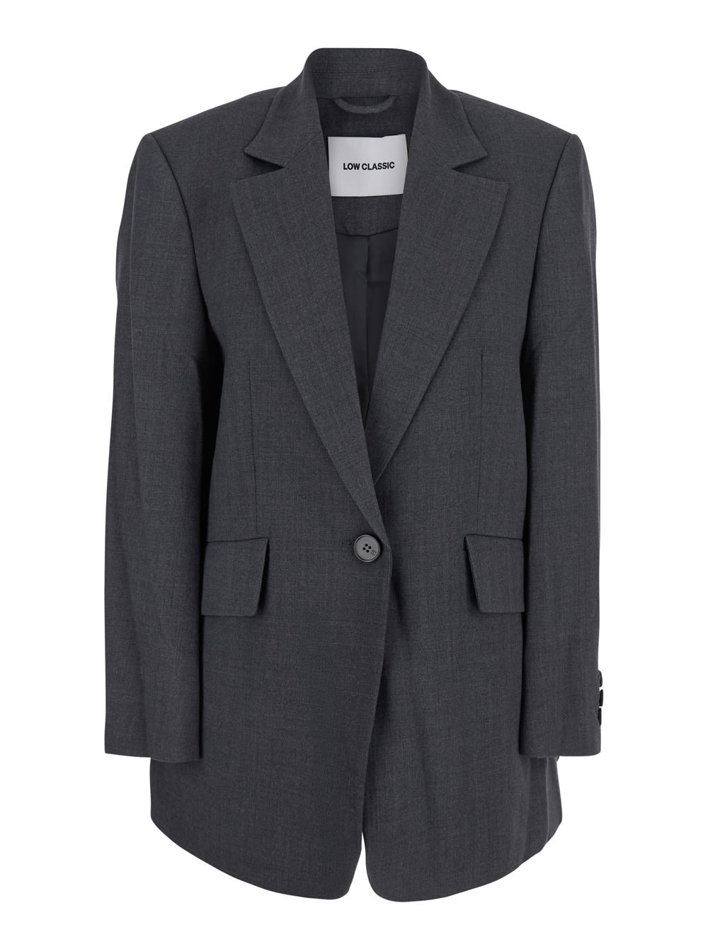 Low Classic Oversized Classic Blazer In Gray