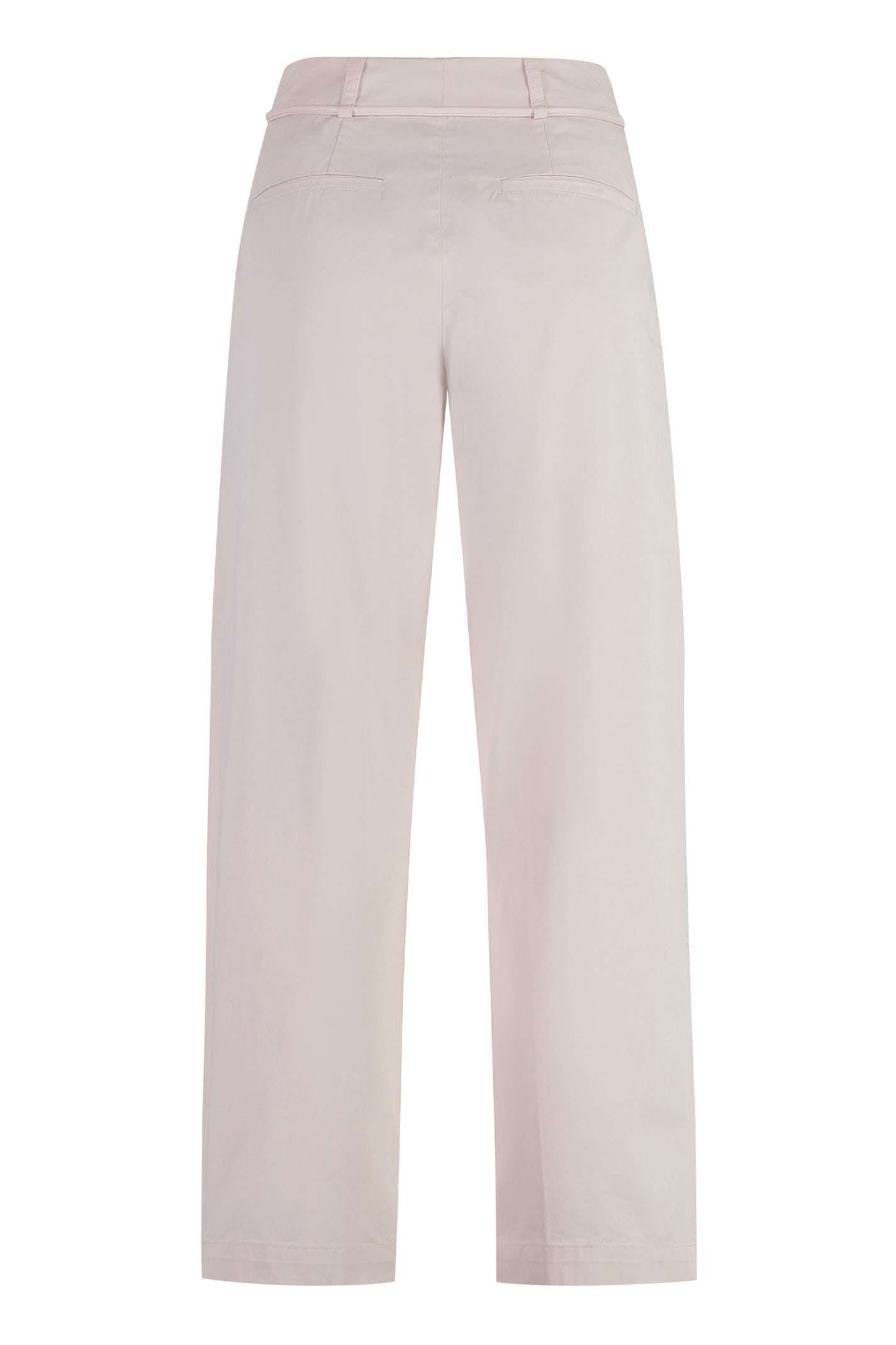 Yves Salomon Belted Trousers In Pink