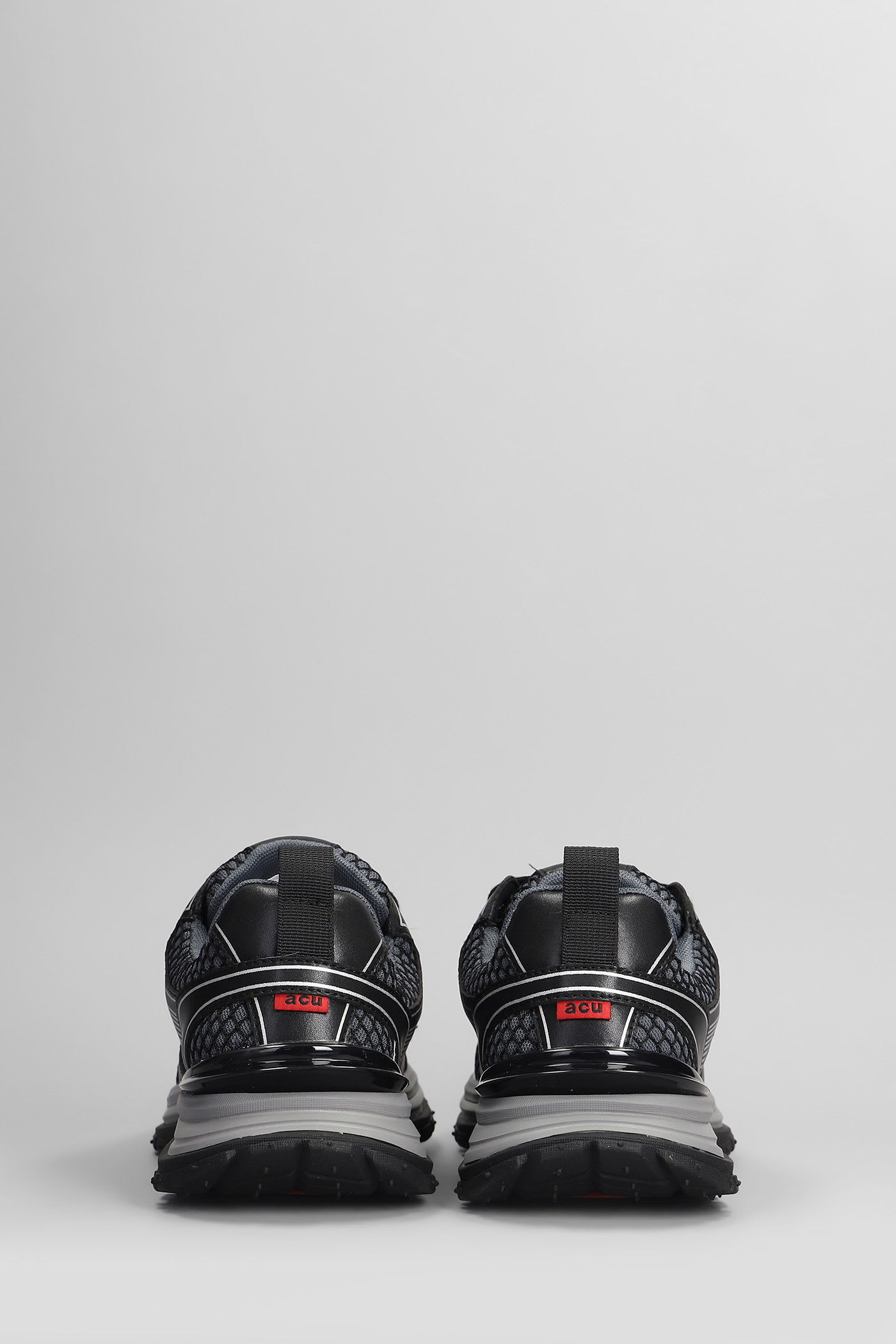 Acupuncture Roadrunn Sneakers In Grey Leather And Fabric