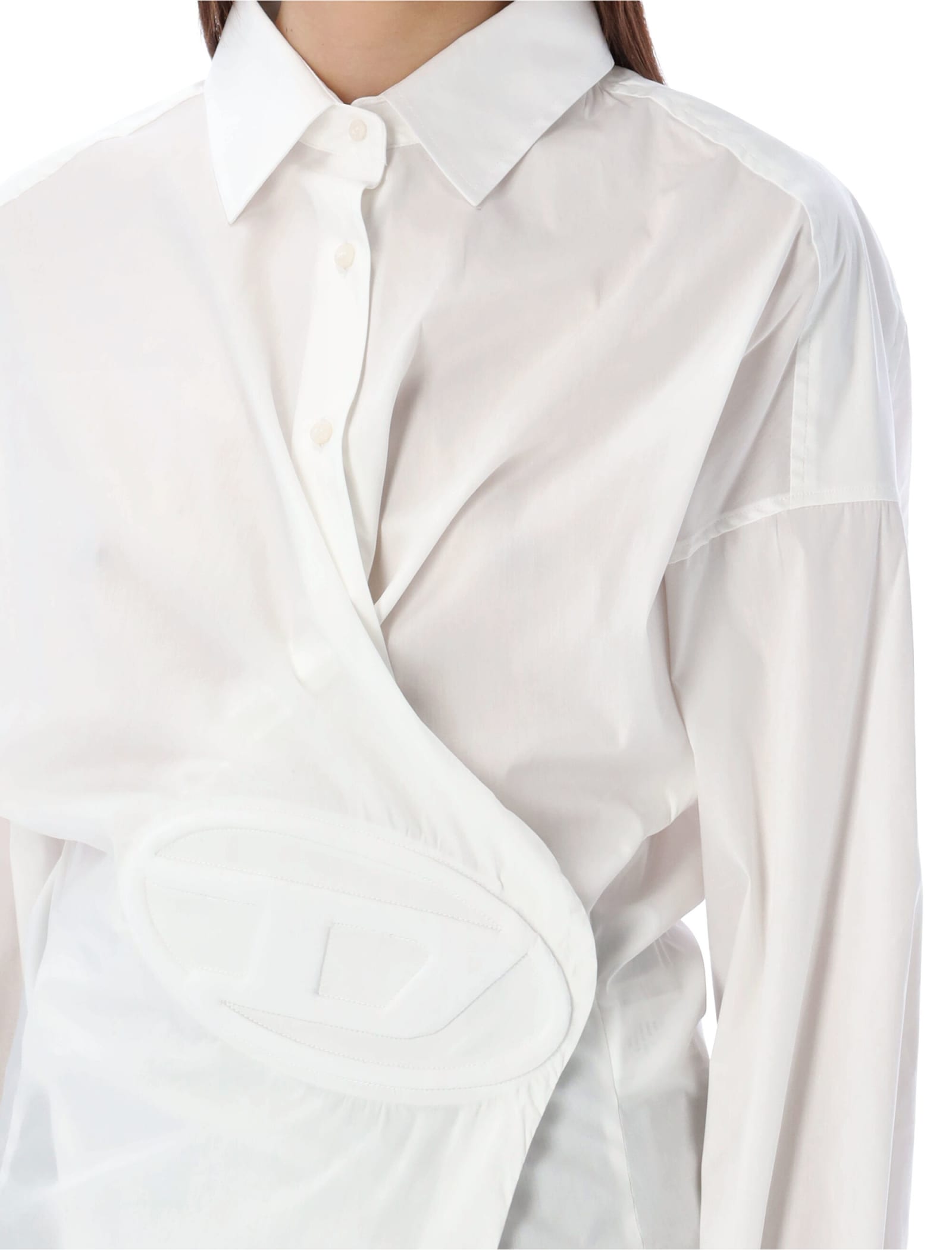 Shop Diesel C-siz Casual Shirt In White