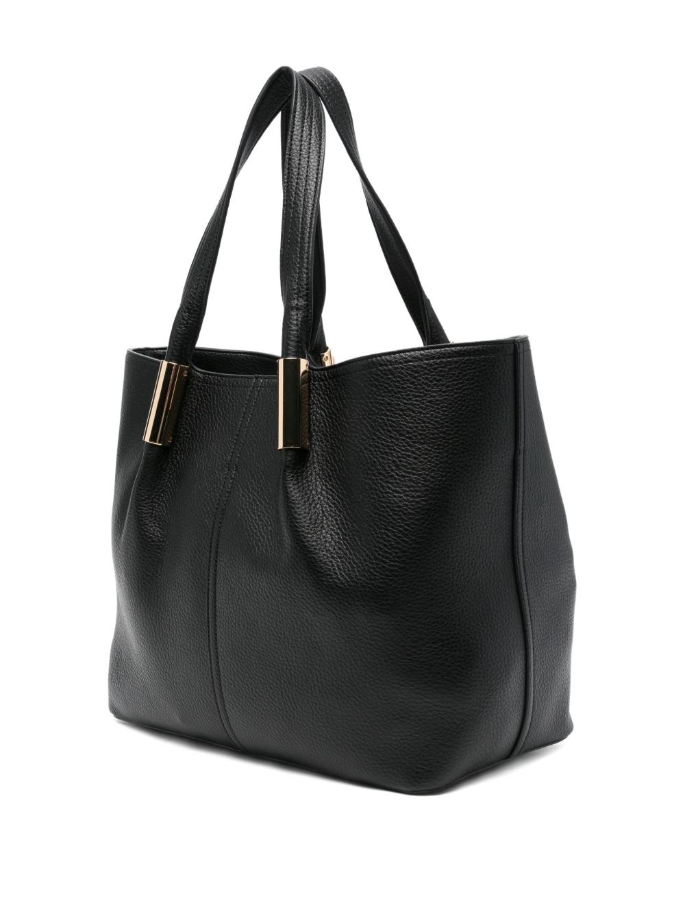 Elisabetta Franchi Shopping Bag In Black