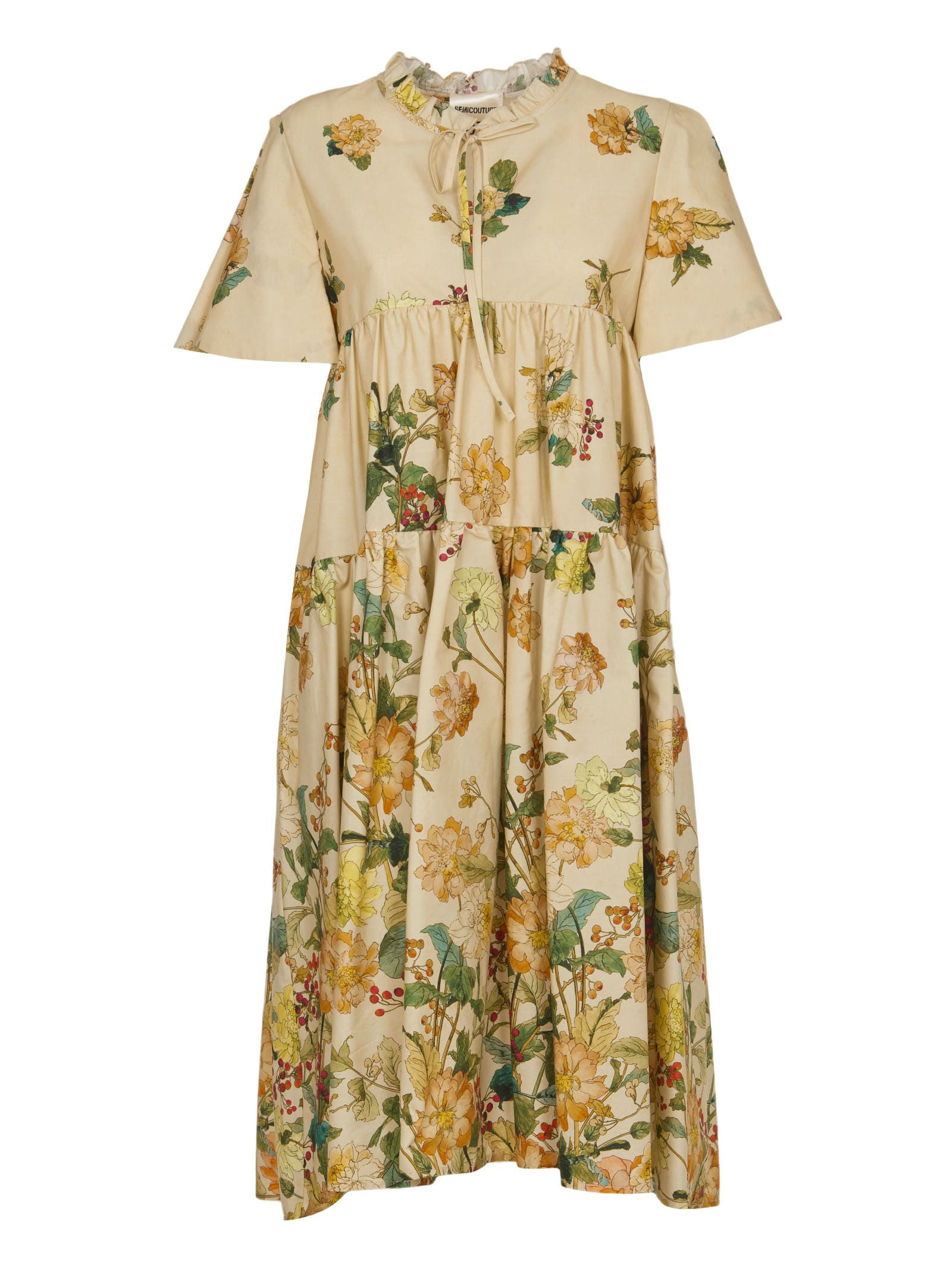 SEMICOUTURE Floral Print Dress