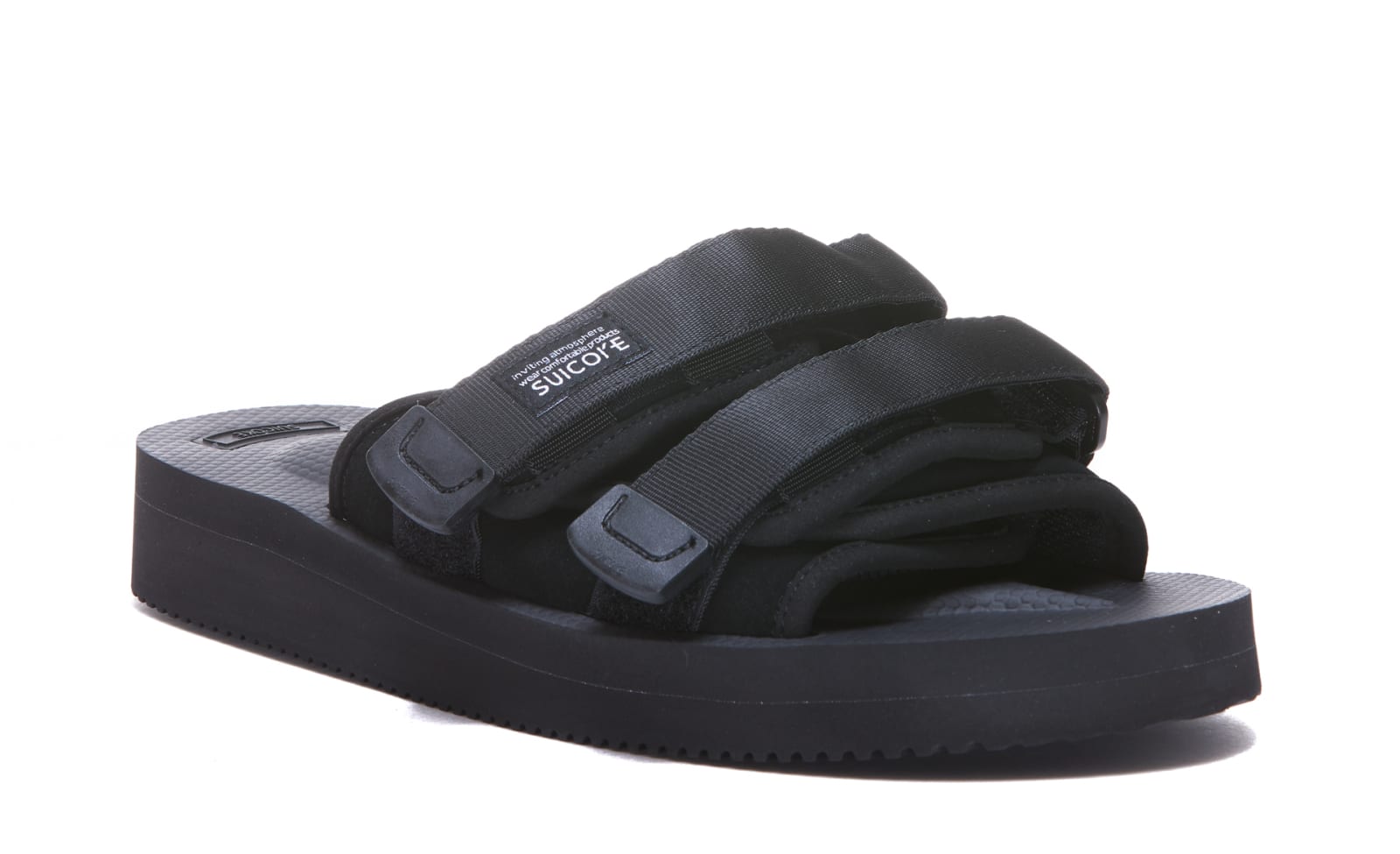 Suicoke Moto-Cab Eco Sandals Black, 12