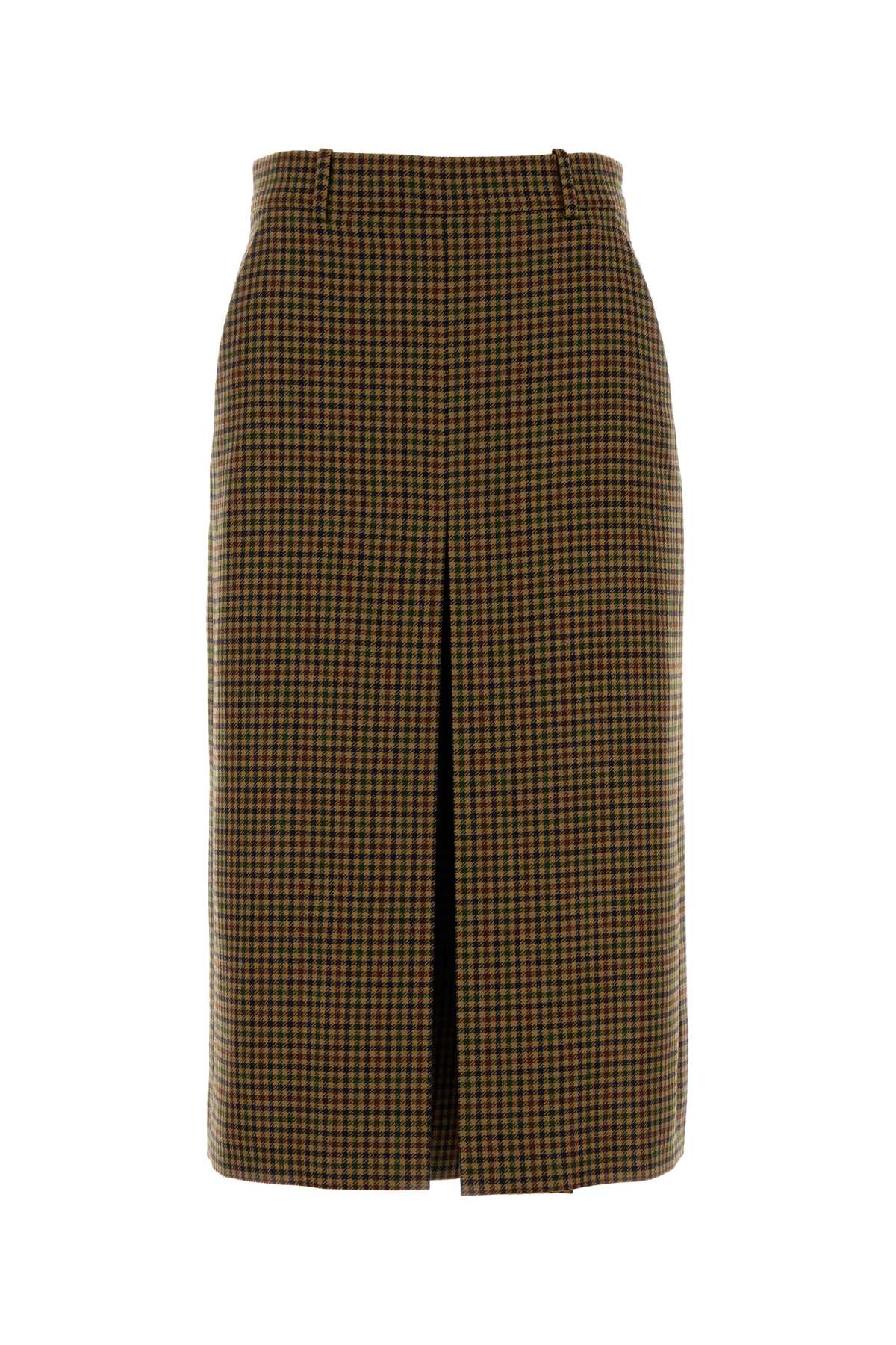 Saint Laurent Embroidered Wool Pant-skirt Saint Laurent Embroidered Wool Pant-skirt