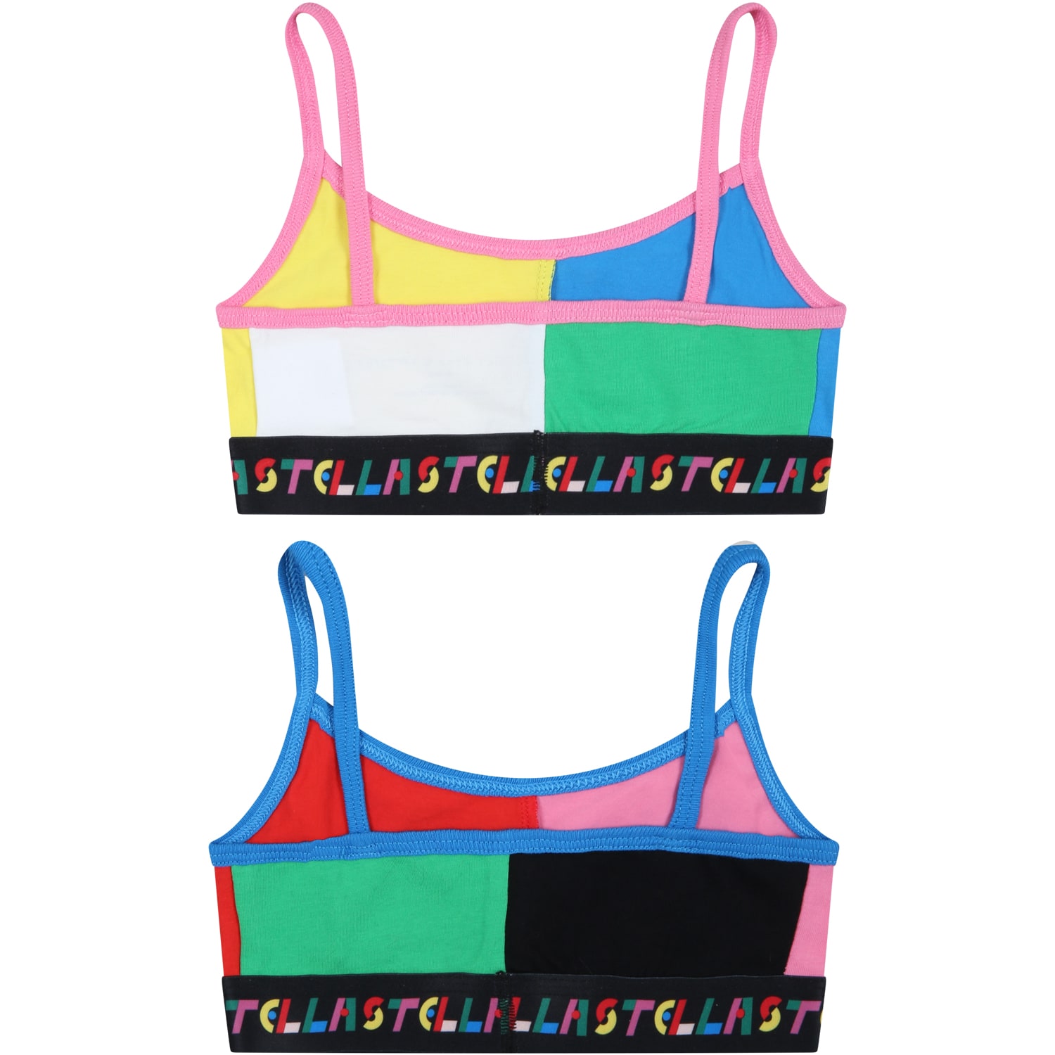 Shop Stella Mccartney Multicolor Set For Girl With Logo