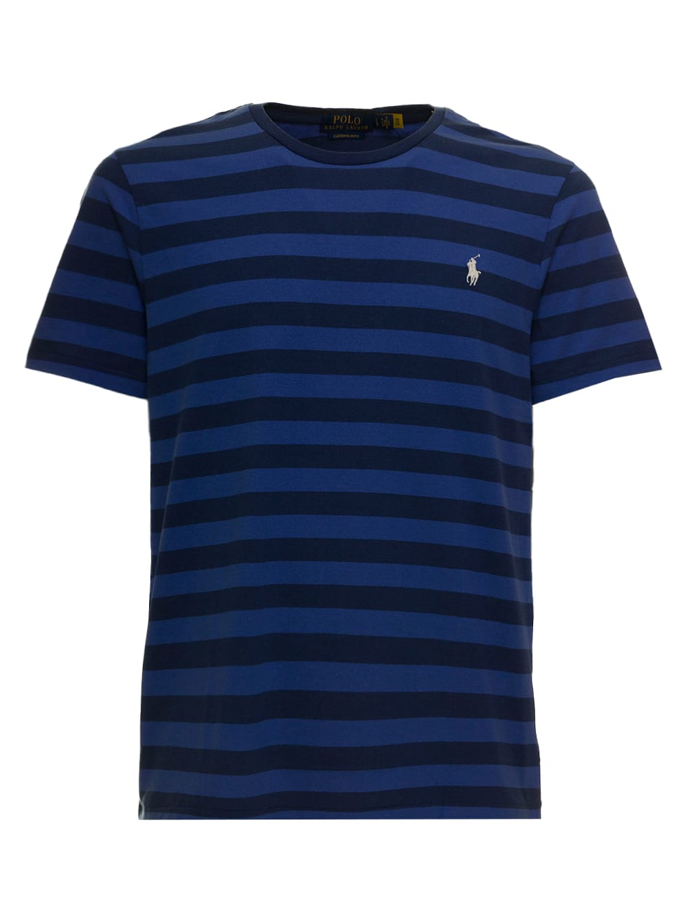 Polo Ralph Lauren Mens Striped Jersey T-shirt With Logo