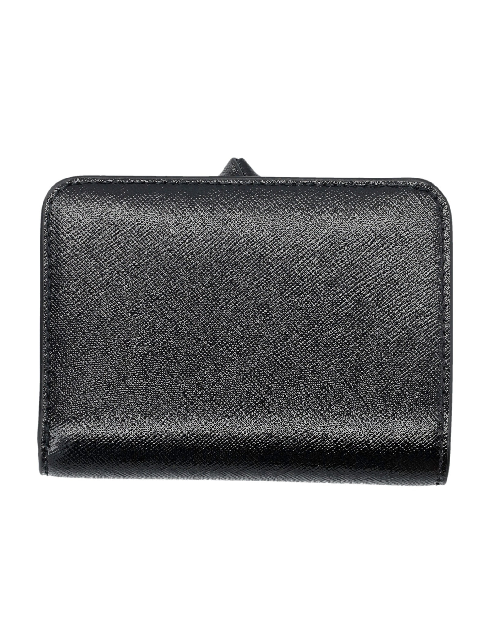 Shop Marc Jacobs The Mini Compact Wallet In Black