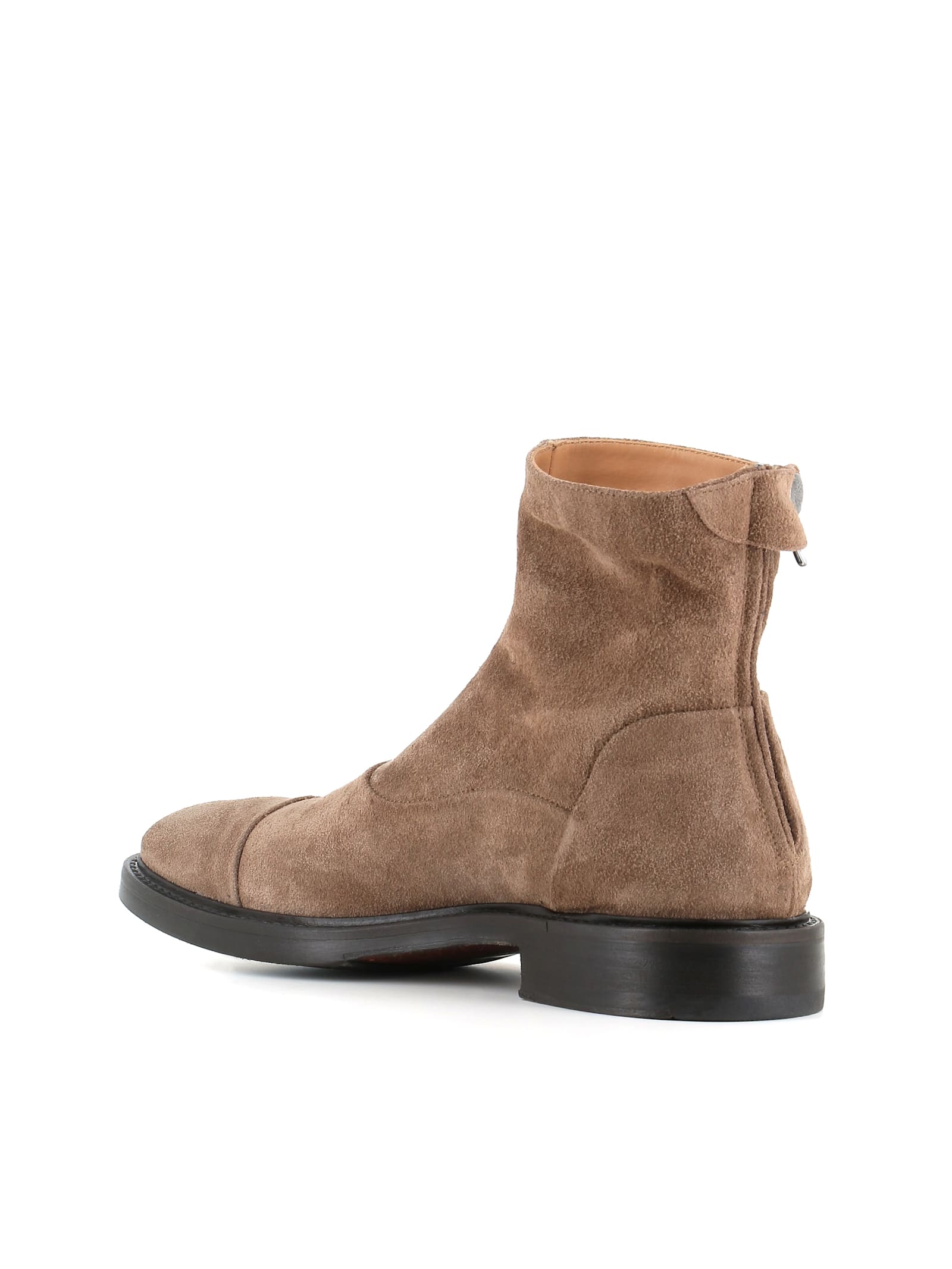 Shop Alberto Fasciani Ankle Boot Gabriel 10023 In Beige