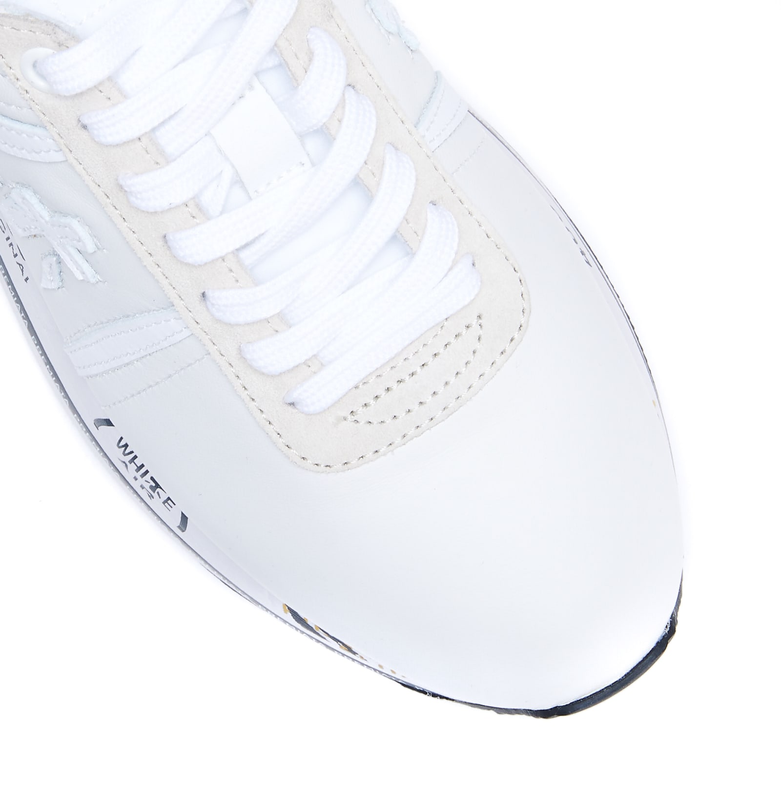 Shop Premiata Beth Sneakers In Bianco