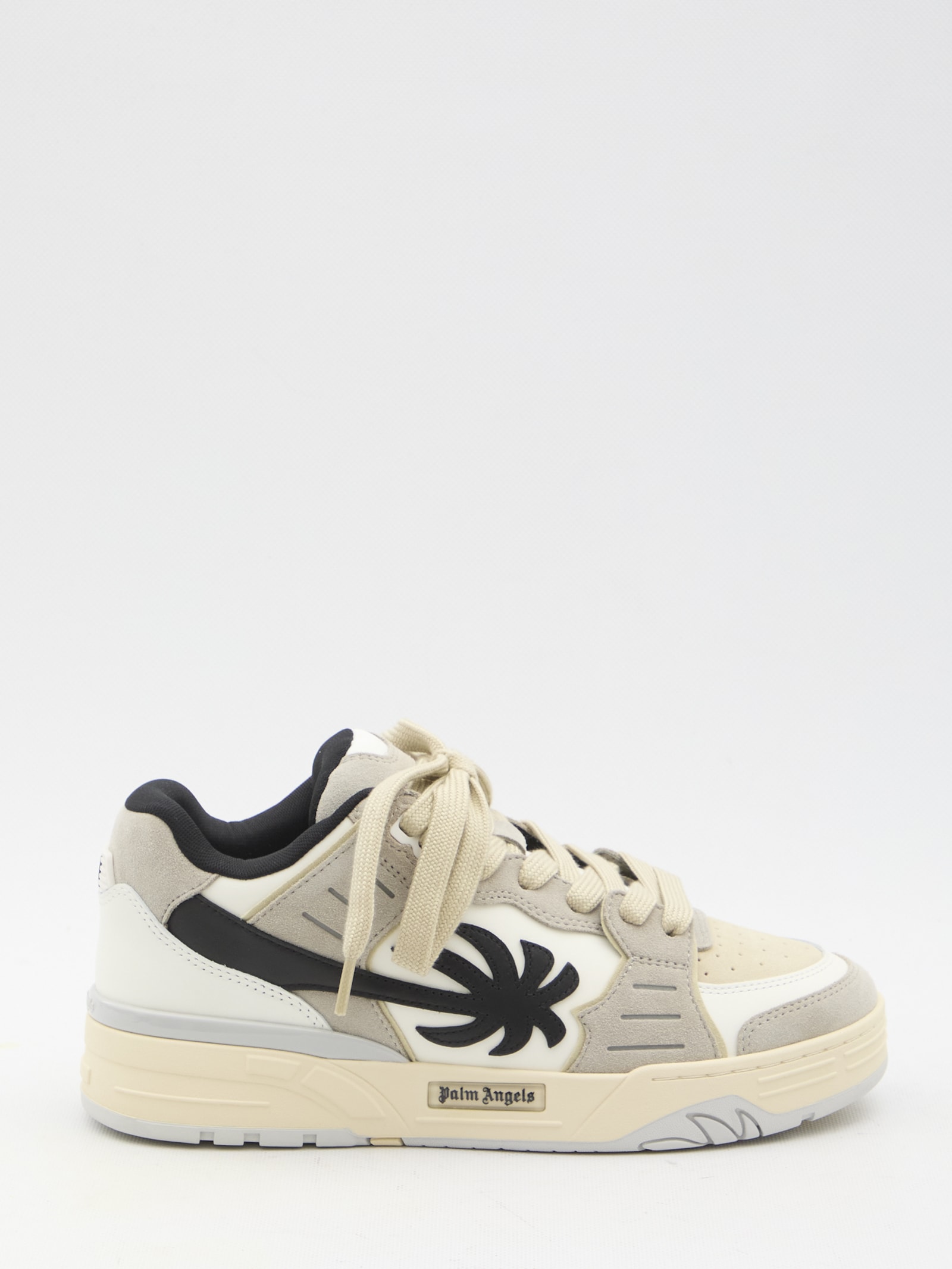 Shop Palm Angels Venice Sneakers In White