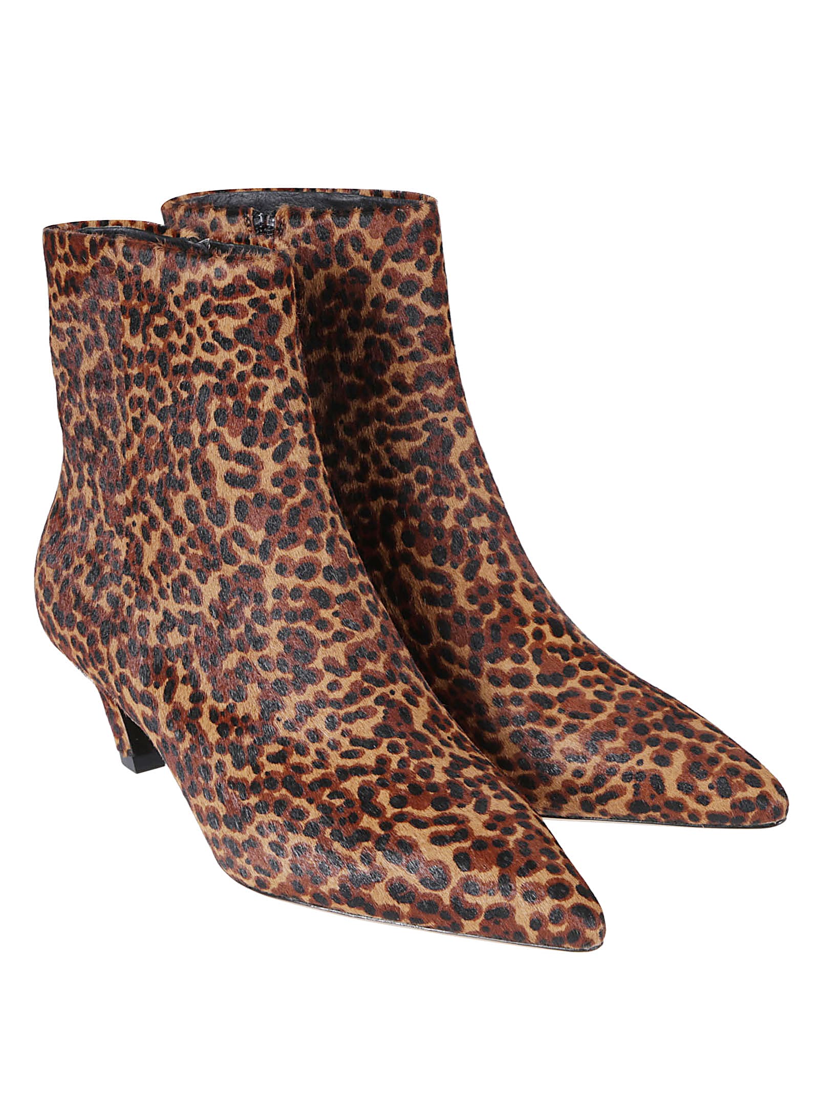 Ash 50mm Vicky Leopard-print Boots In Multi