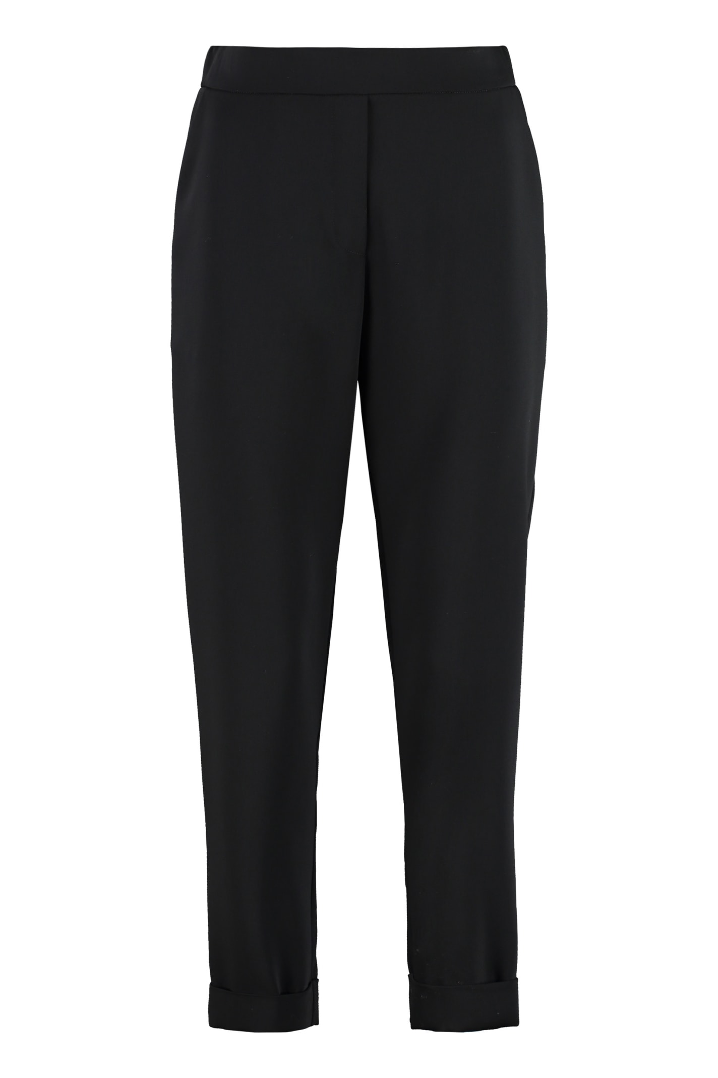 P.a.r.o.s.h Cady Trousers In Black