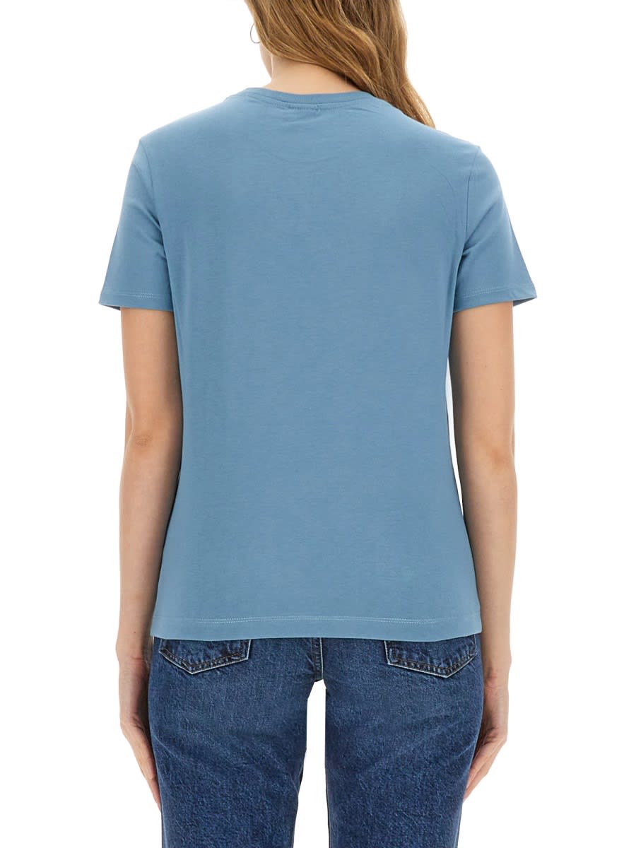 Ps By Paul Smith Zebra T-shirt In Azure