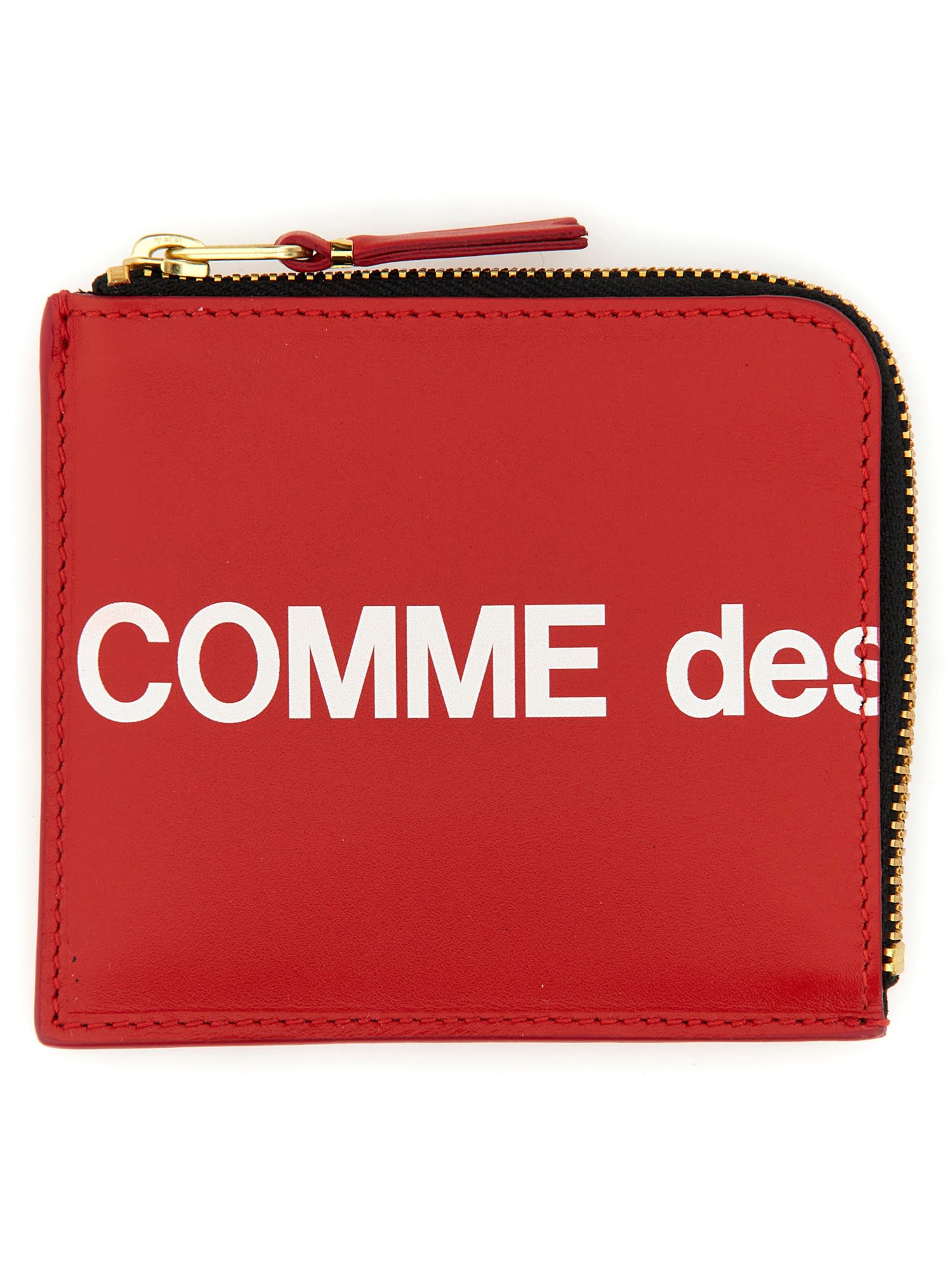 Shop Comme Des Garçons Huge Wallet With Zipper