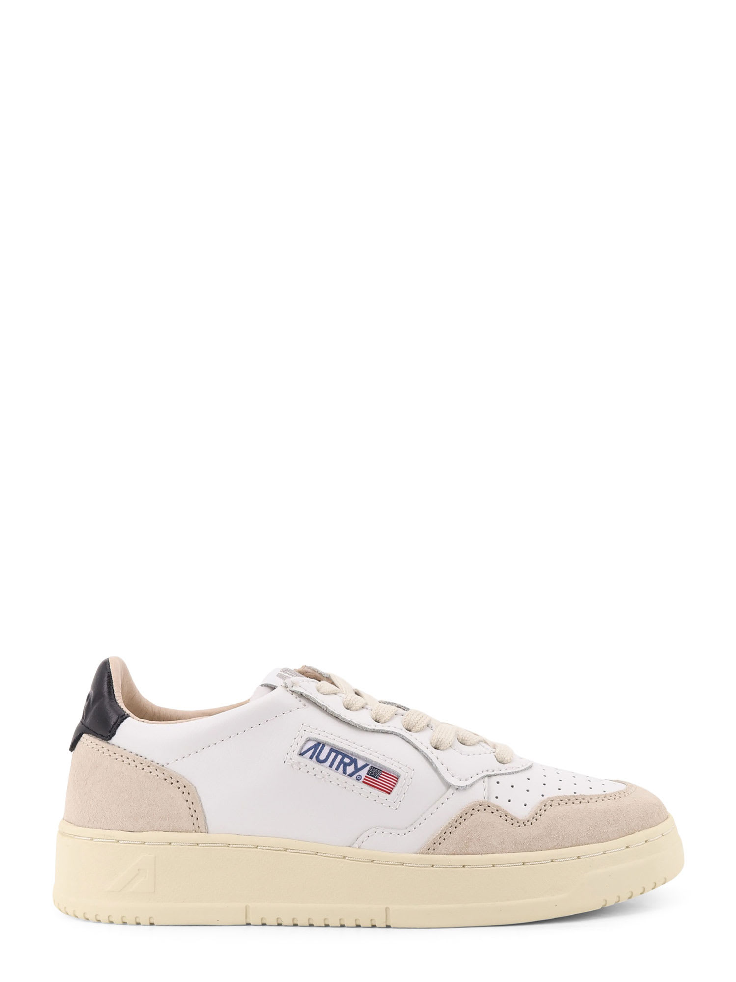 Medalist Low Leather Low-top Sneakers With Suede Inserts