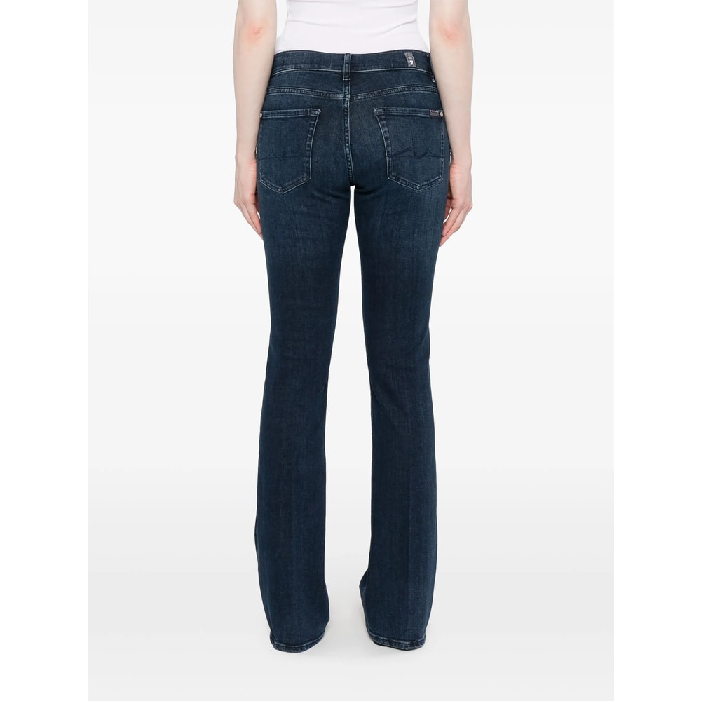 7 For All Mankind Denim Bootcut Jeans In Blue