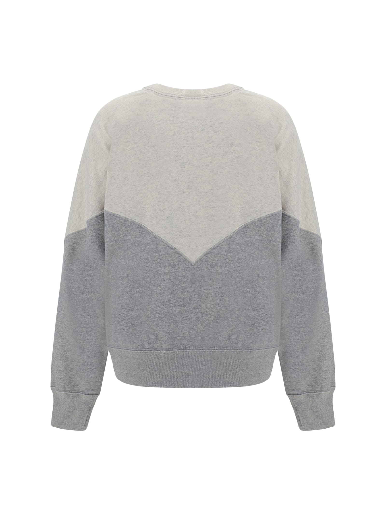 Shop Isabel Marant Étoile Houston Sweatshirt In Ecru/grey