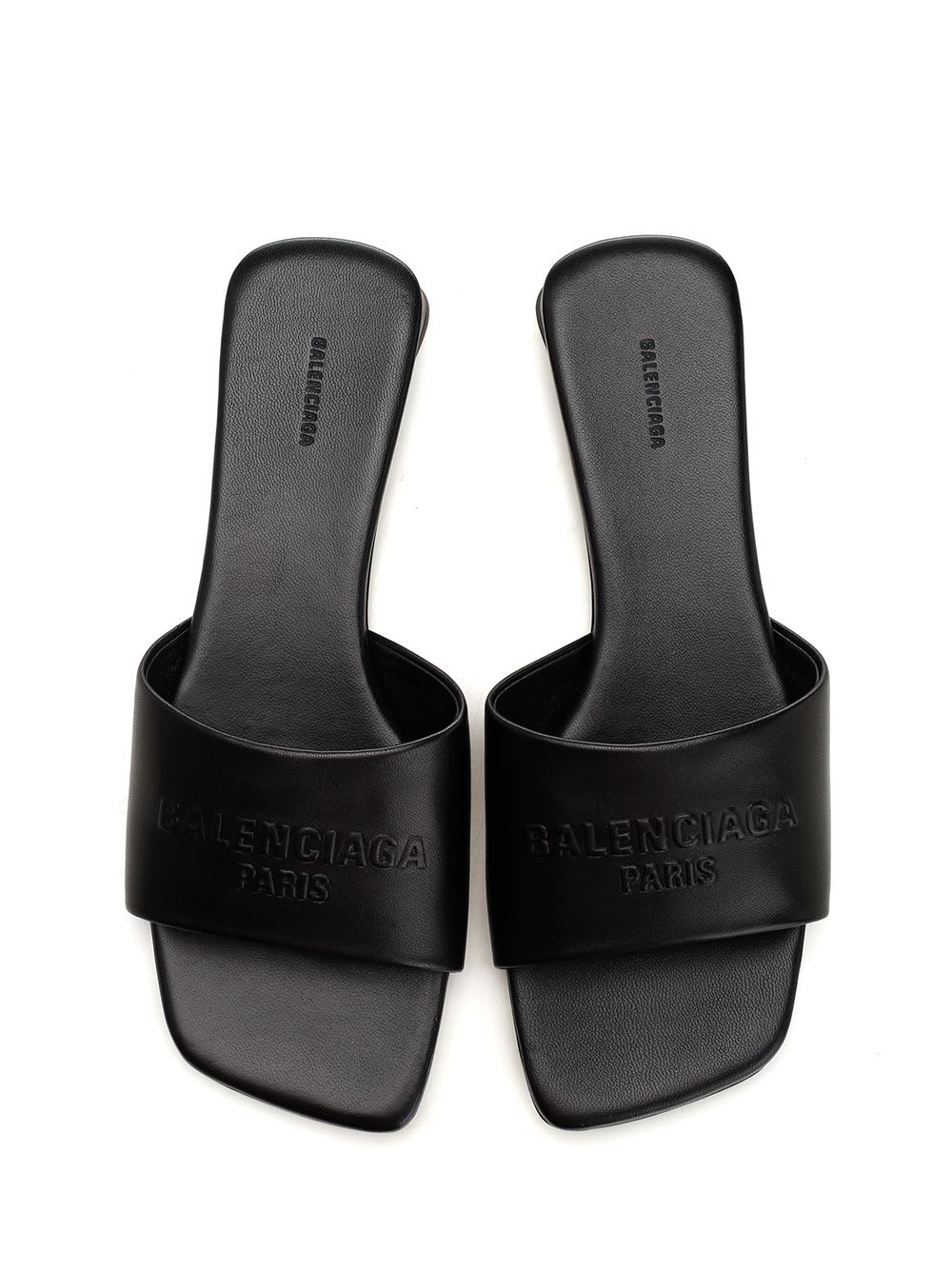 Shop Balenciaga Black Duty Free Flat Sandal