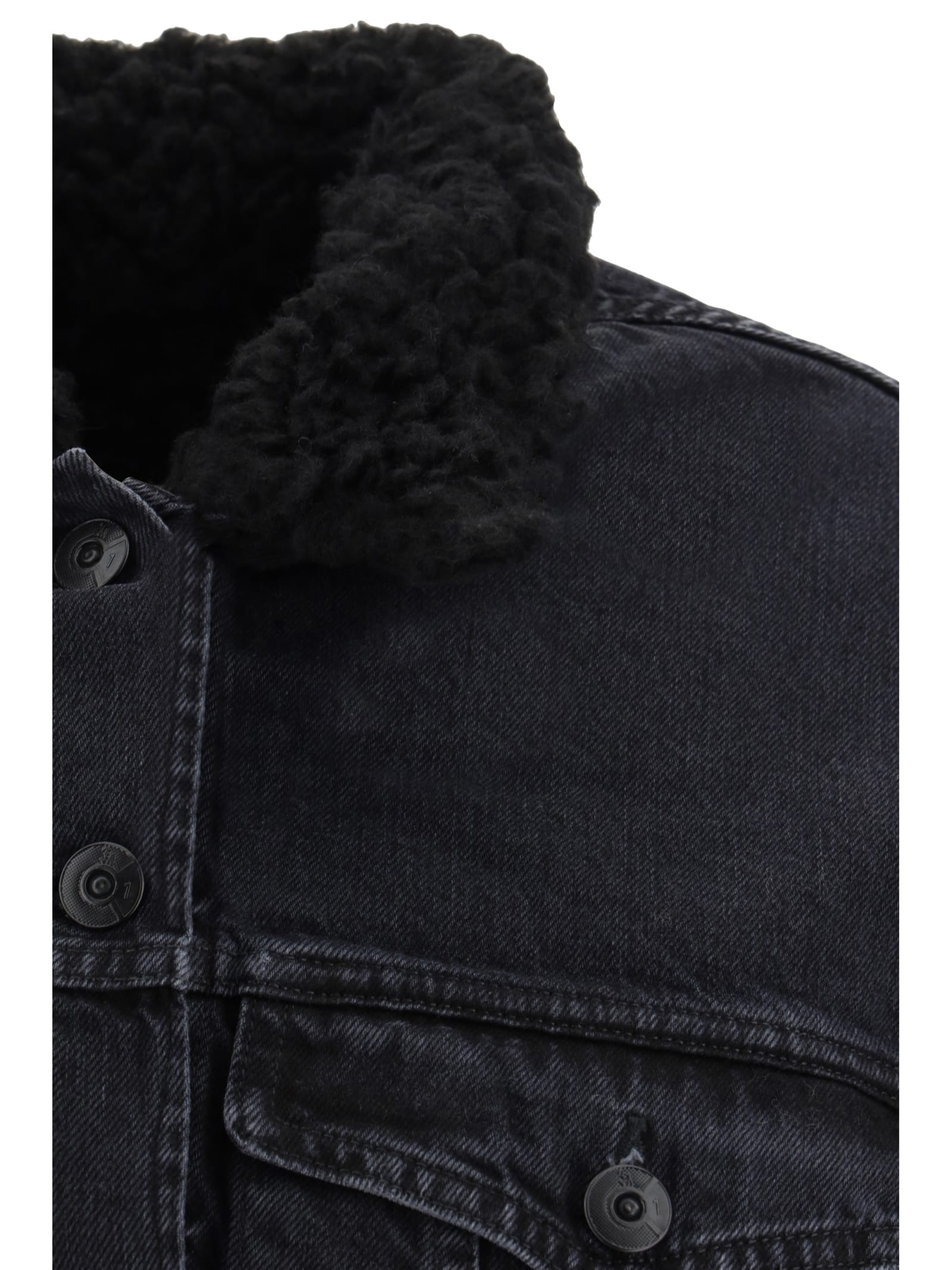 Shop 3x1 Gina Jacket In Black Atlantic Ombre