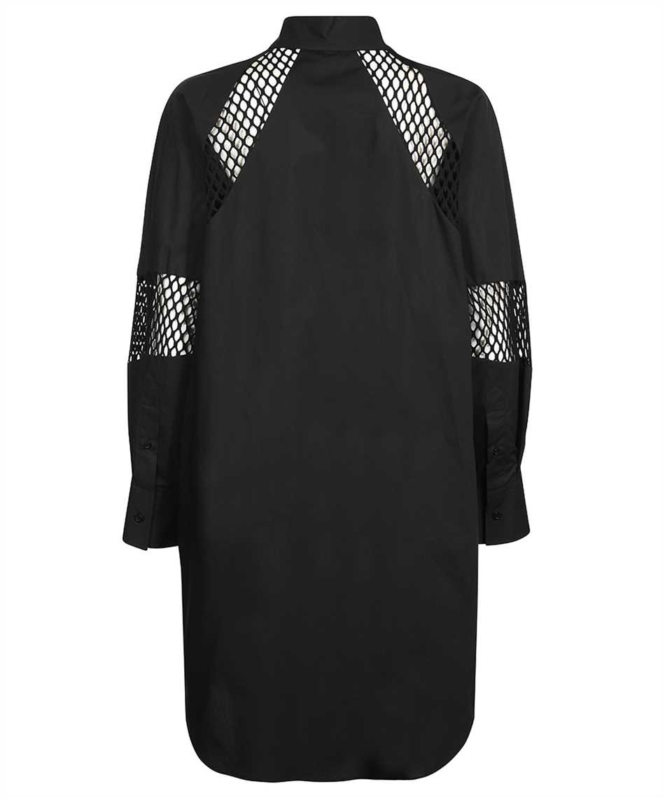 Msgm Cotton Dress In Black