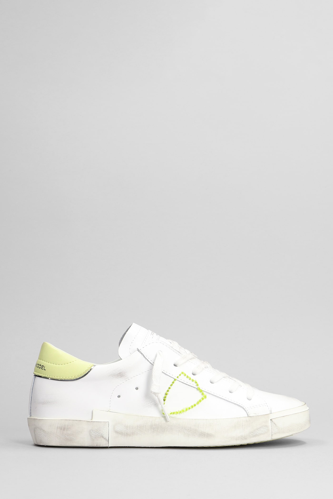 Philippe Model Prsx Sneakers In White Leather
